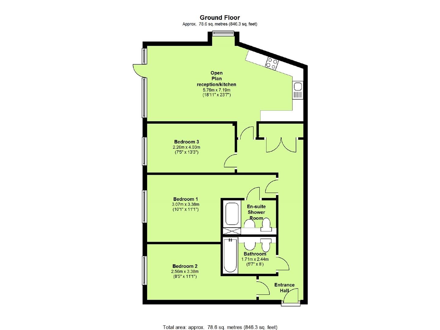 3 Bedrooms Flat to rent in Chapter Way, Nonsuch House, Colliers Wood SW19