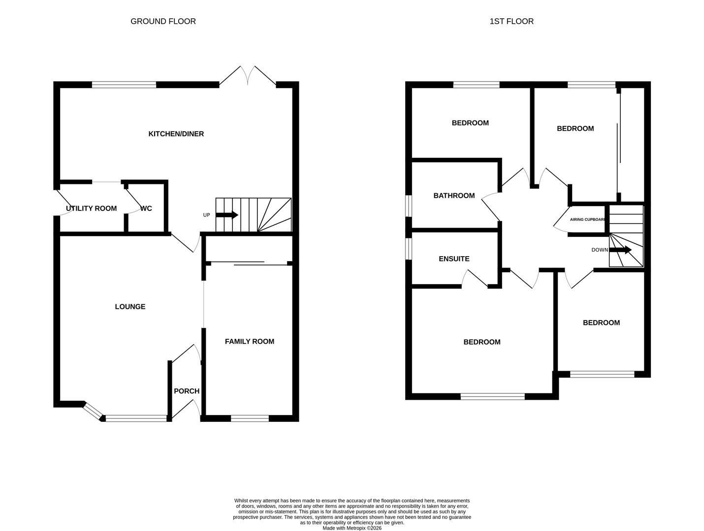 47, Naseby Way, Norwich floorplan
