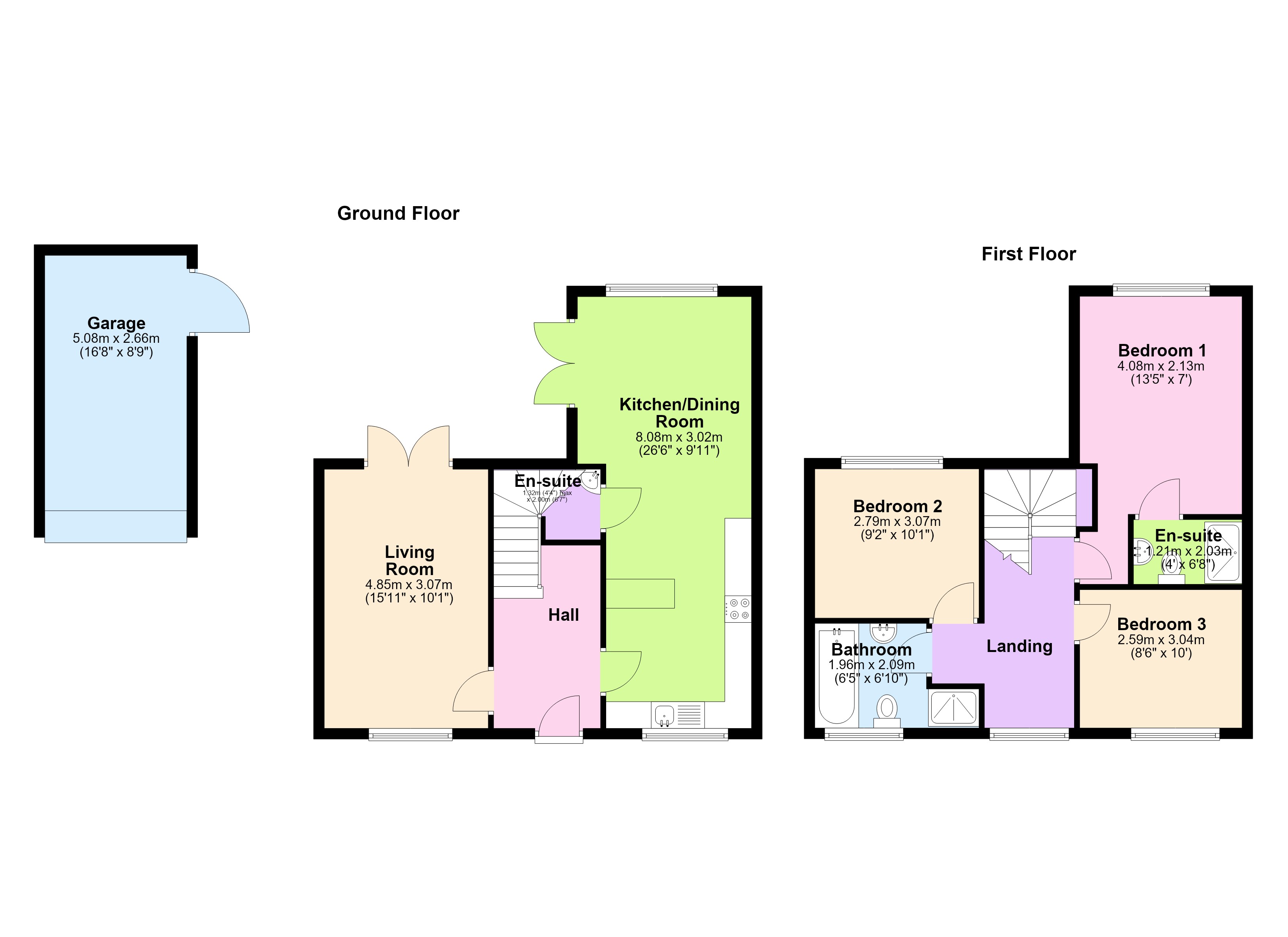 1, Hoff Close, Notingham floorplan