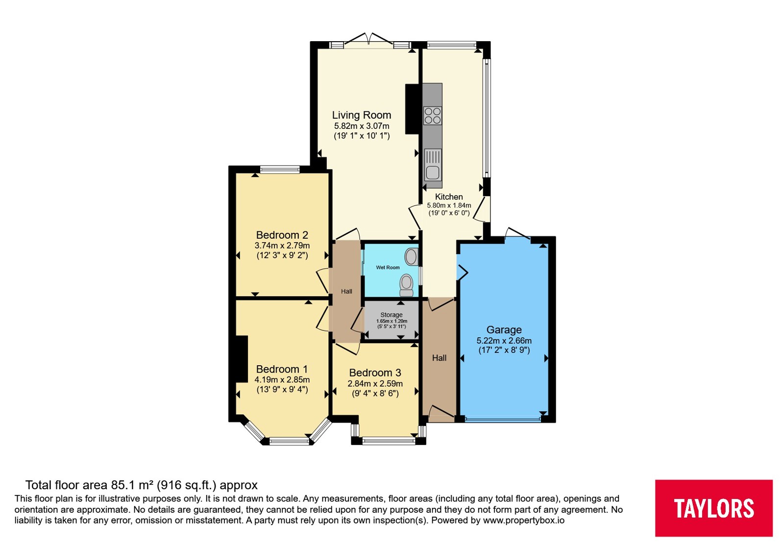 93, Norton Road, Northamptonshire floorplan