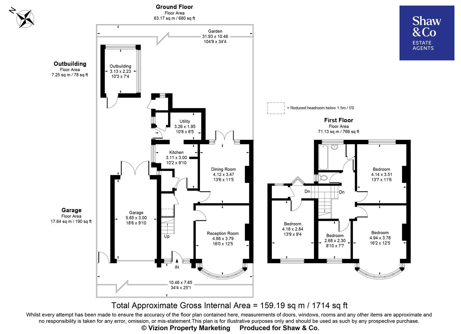 11, Cranborne Avenue, Southall floorplan