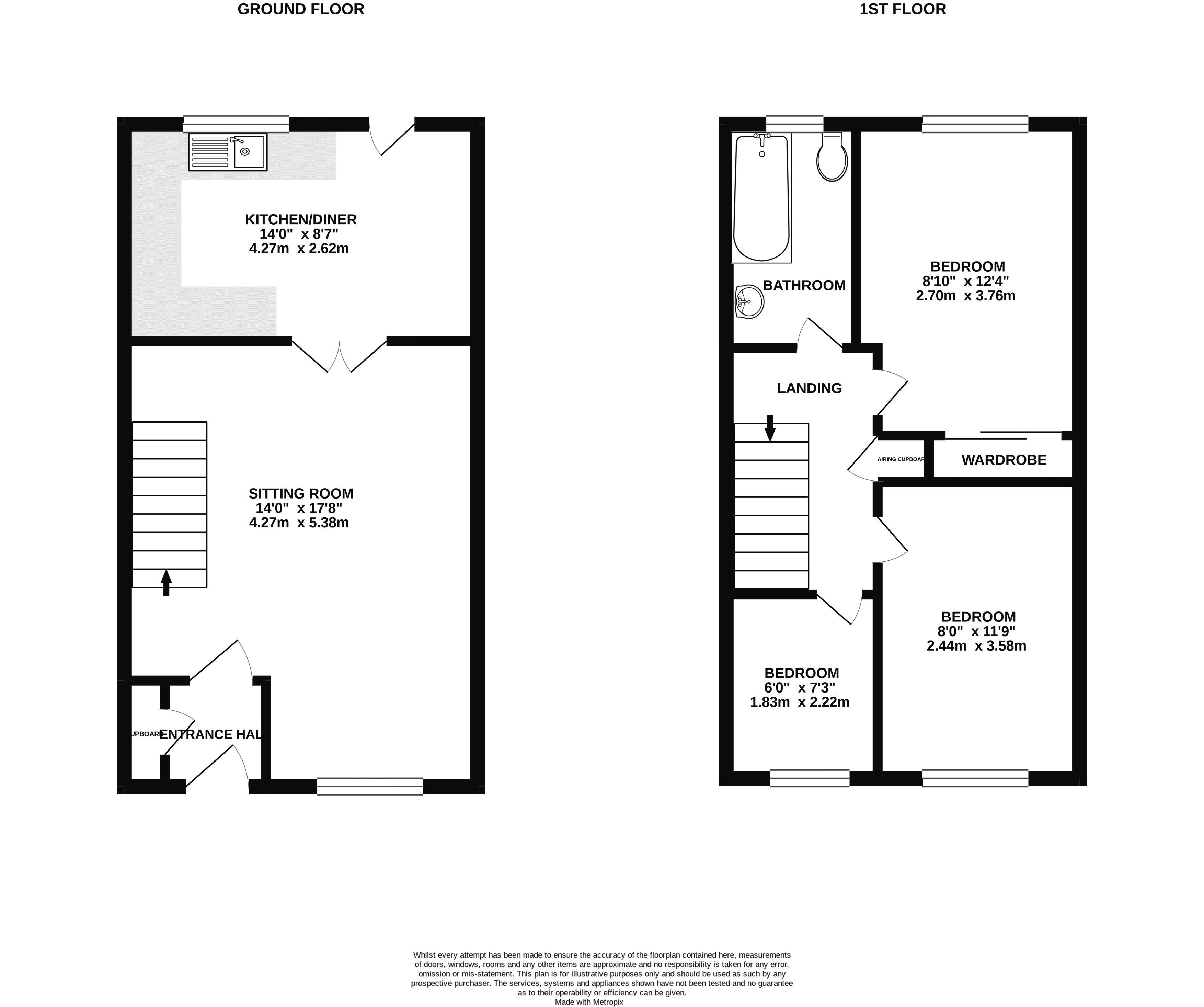 37, Celandine Mead, Taunton floorplan