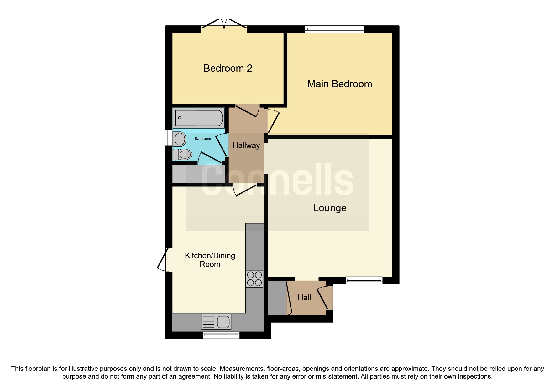 School Road, Newborough, Peterborough PE6, 2 bedroom detached bungalow
