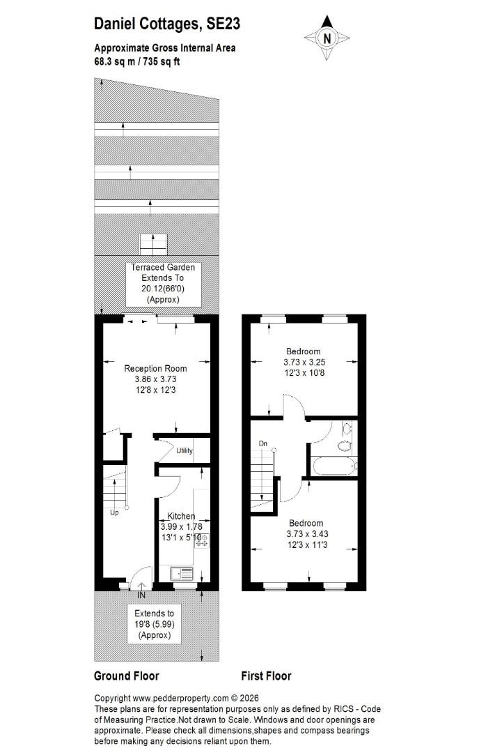 2 Daniel Cottages, 65, Stanstead Road, London floorplan