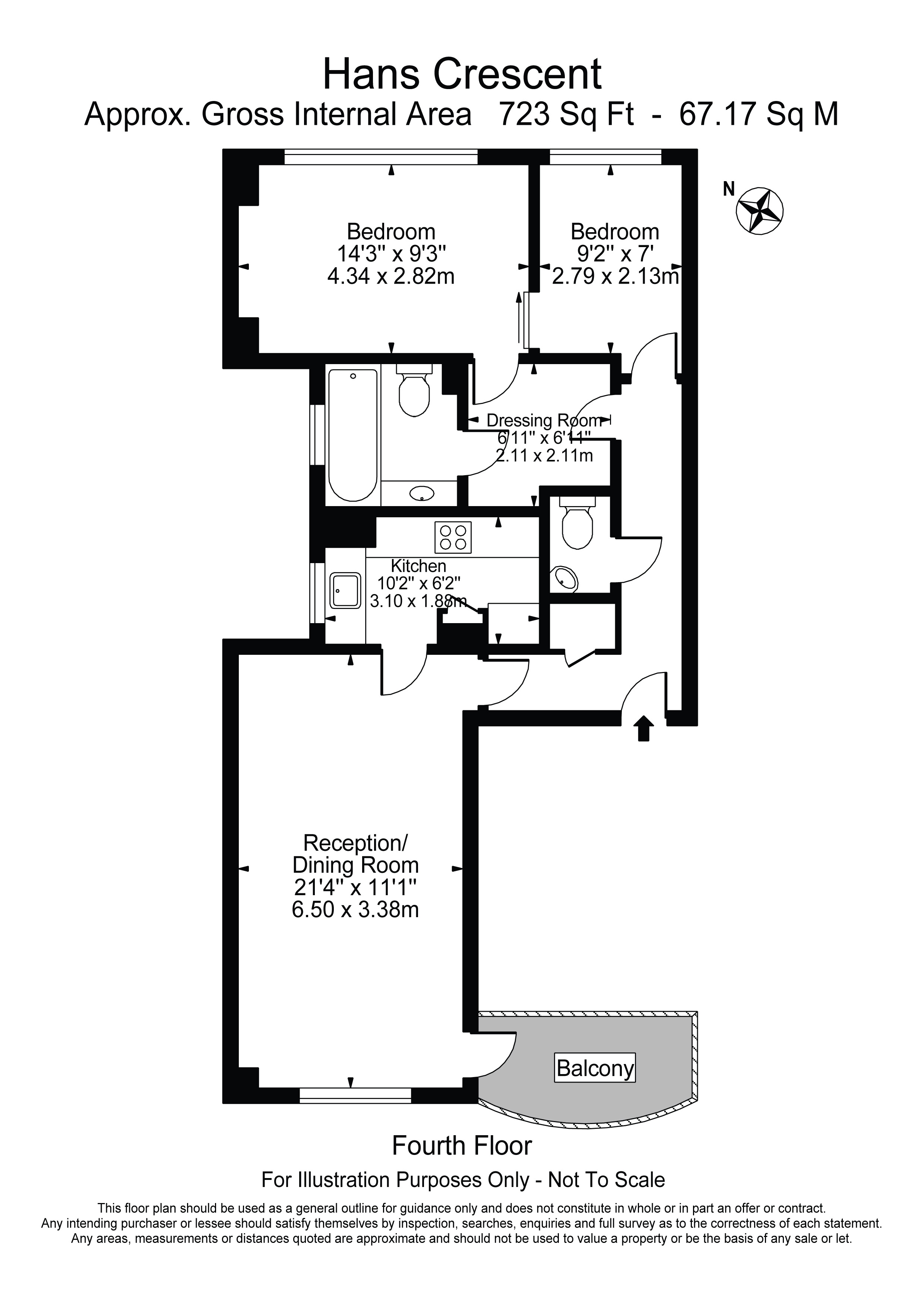 9, 24-26, Hans Crescent, London floorplan