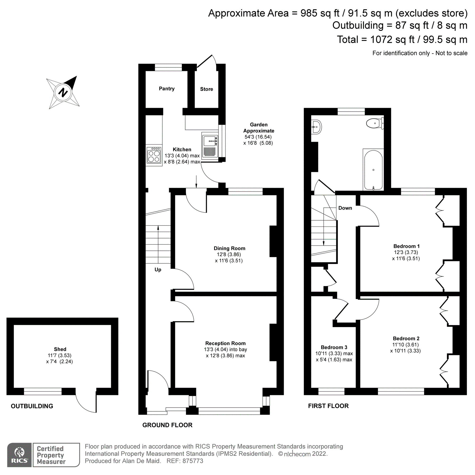 Blandford Road, Beckenham BR3, 3 bedroom end terrace house for sale