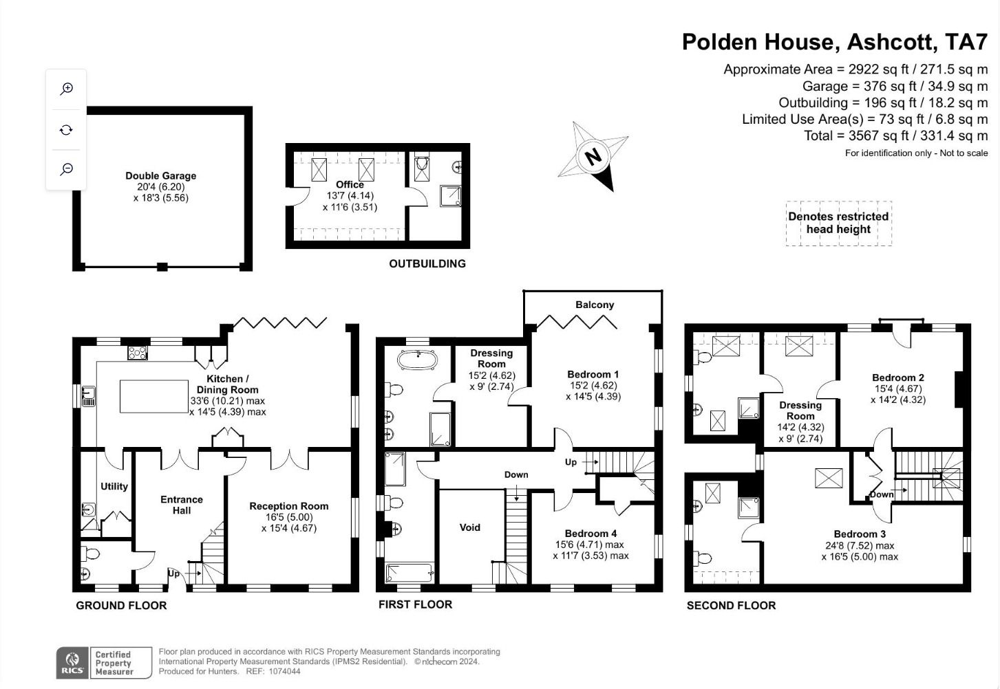 1 Polden View, Bridgwater floorplan