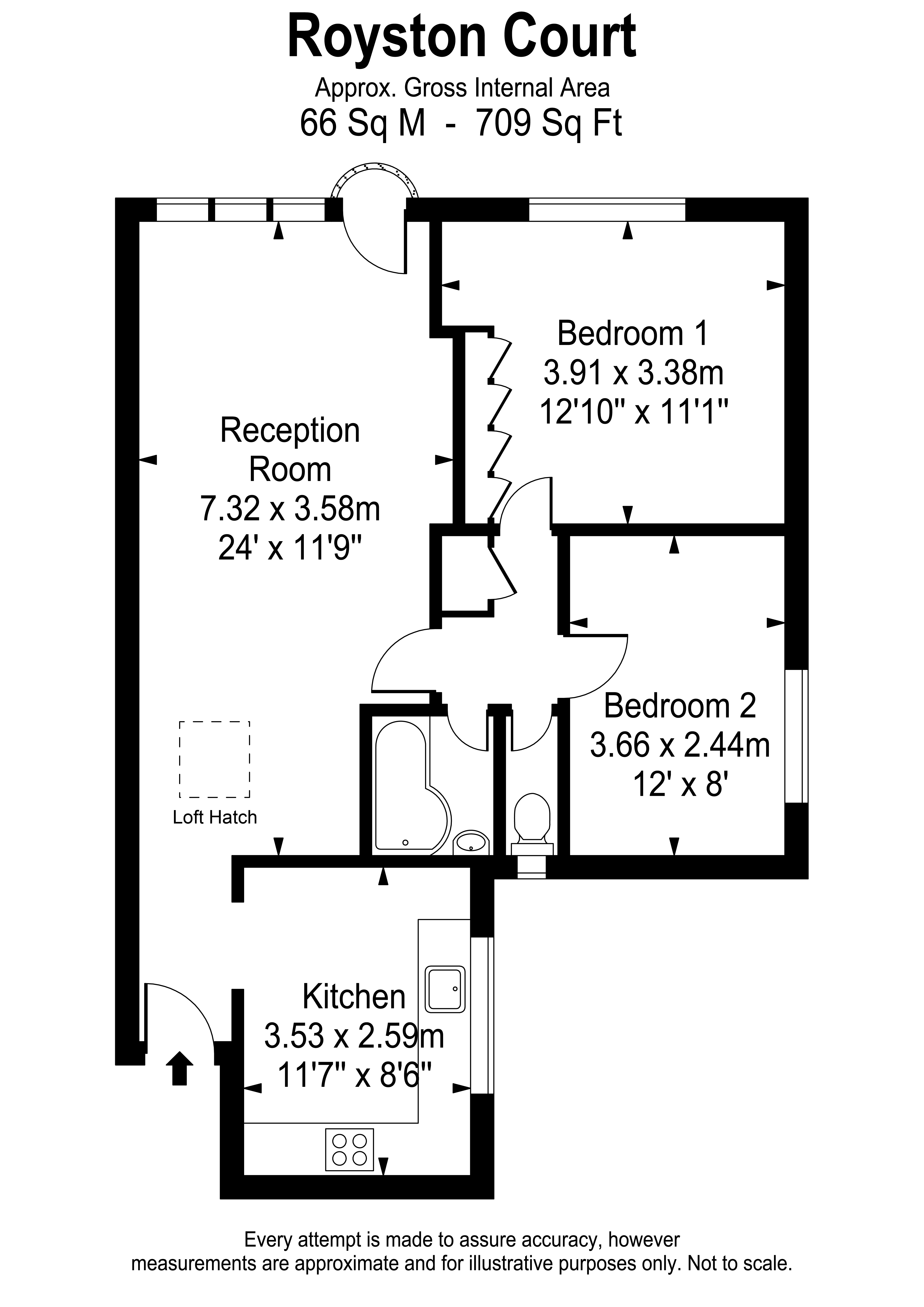 Royston Court, Lichfield Road, Kew, Surrey TW9, 2 bedroom flat for sale