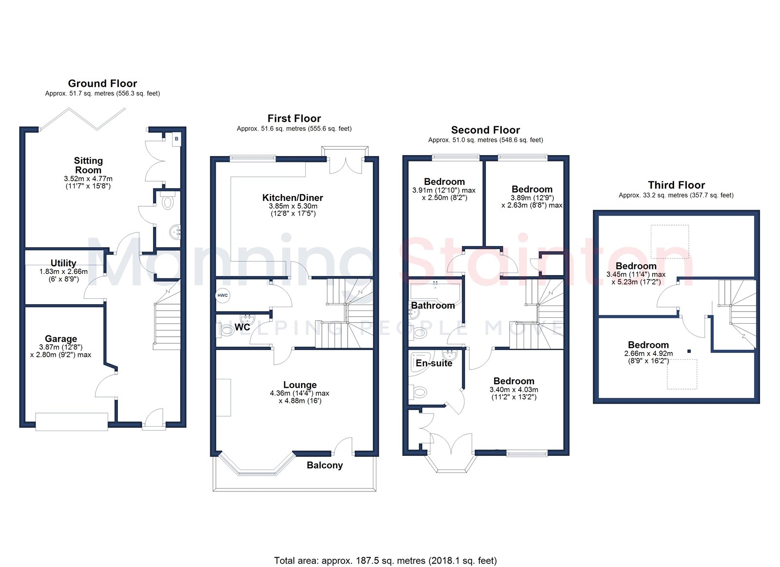 35, Huntington Crescent, Leeds floorplan
