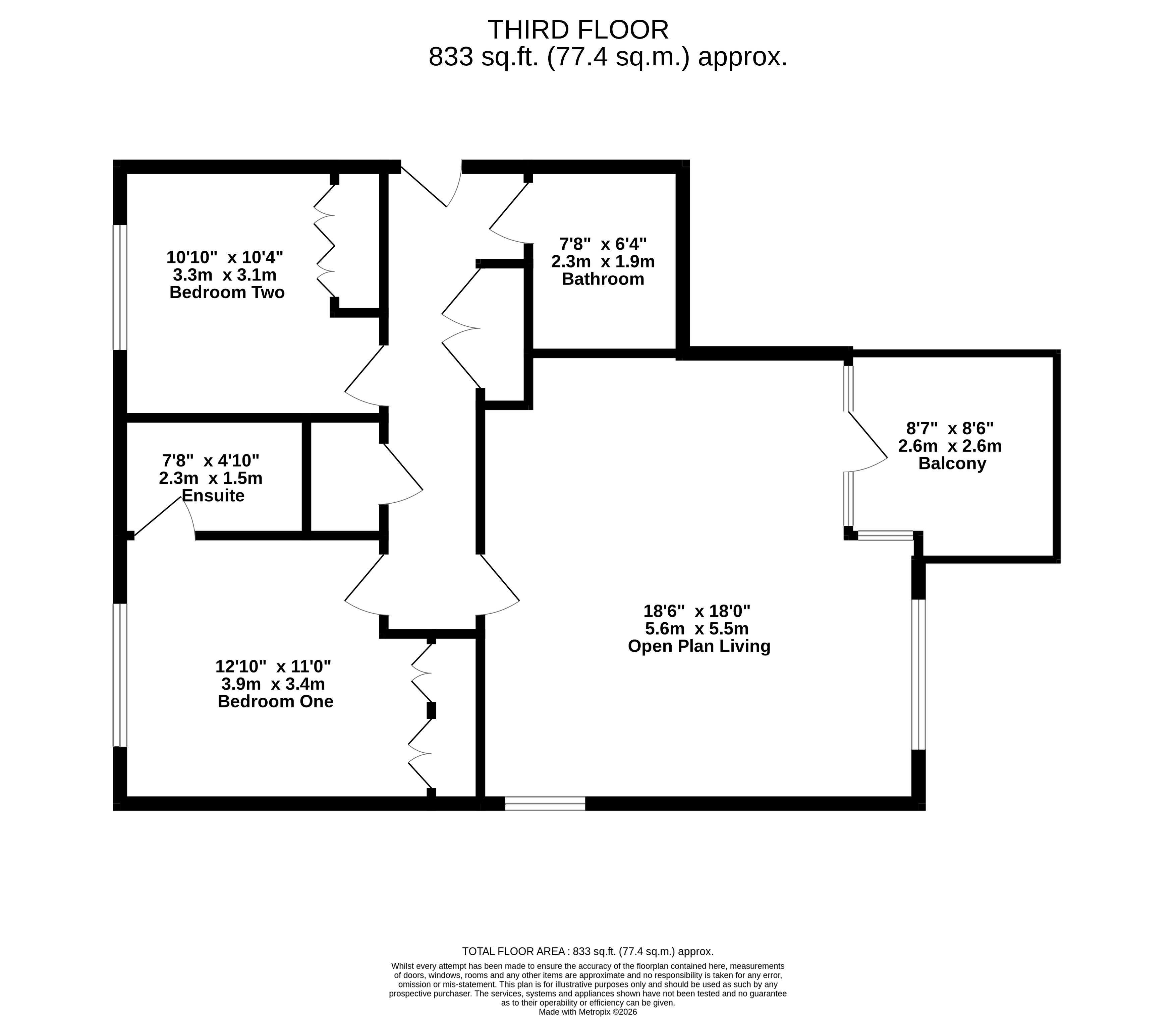 33, Victoria Mills, Holmfirth floorplan