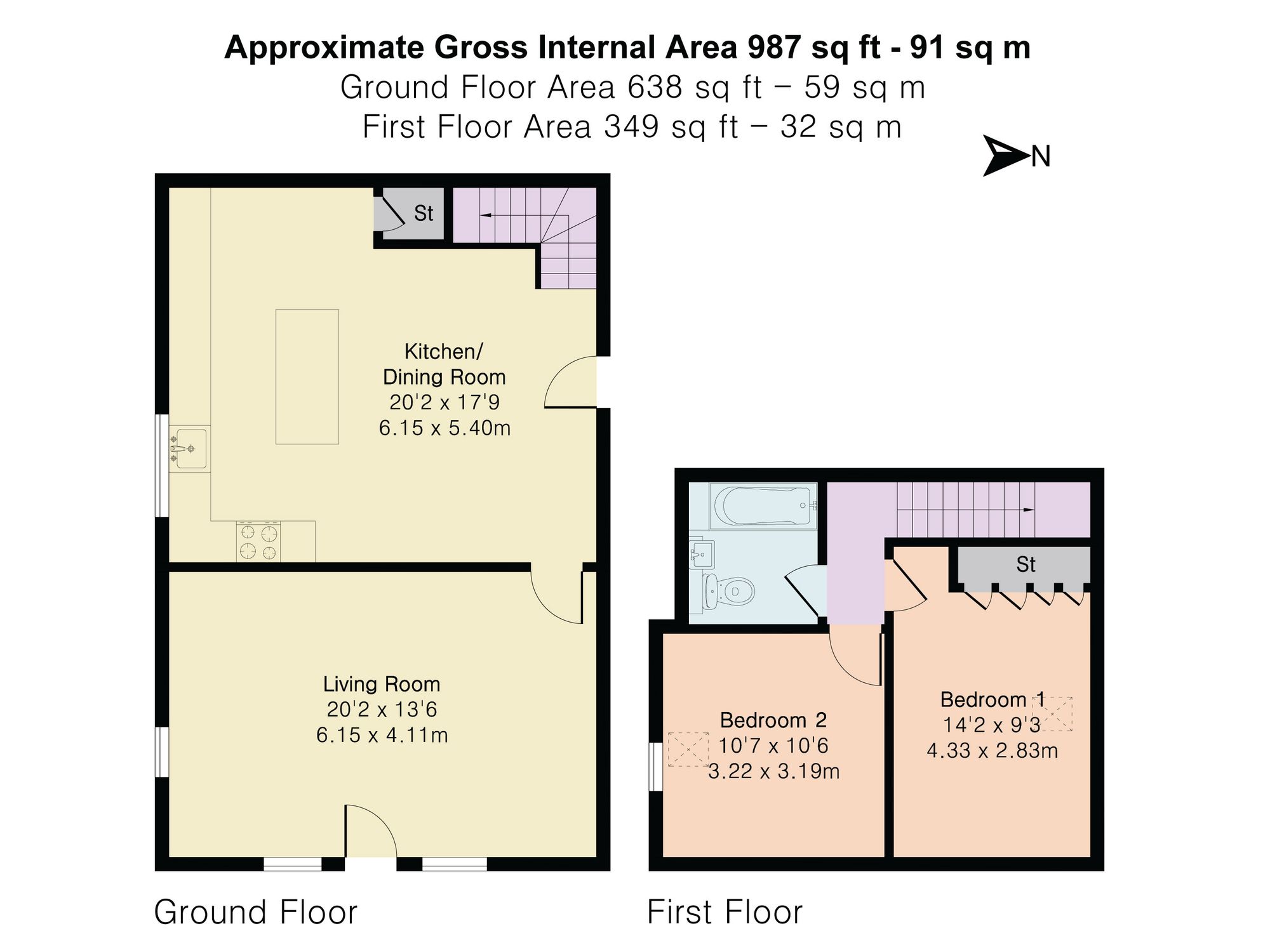 6 The Old School Wisbech Road, Ely floorplan