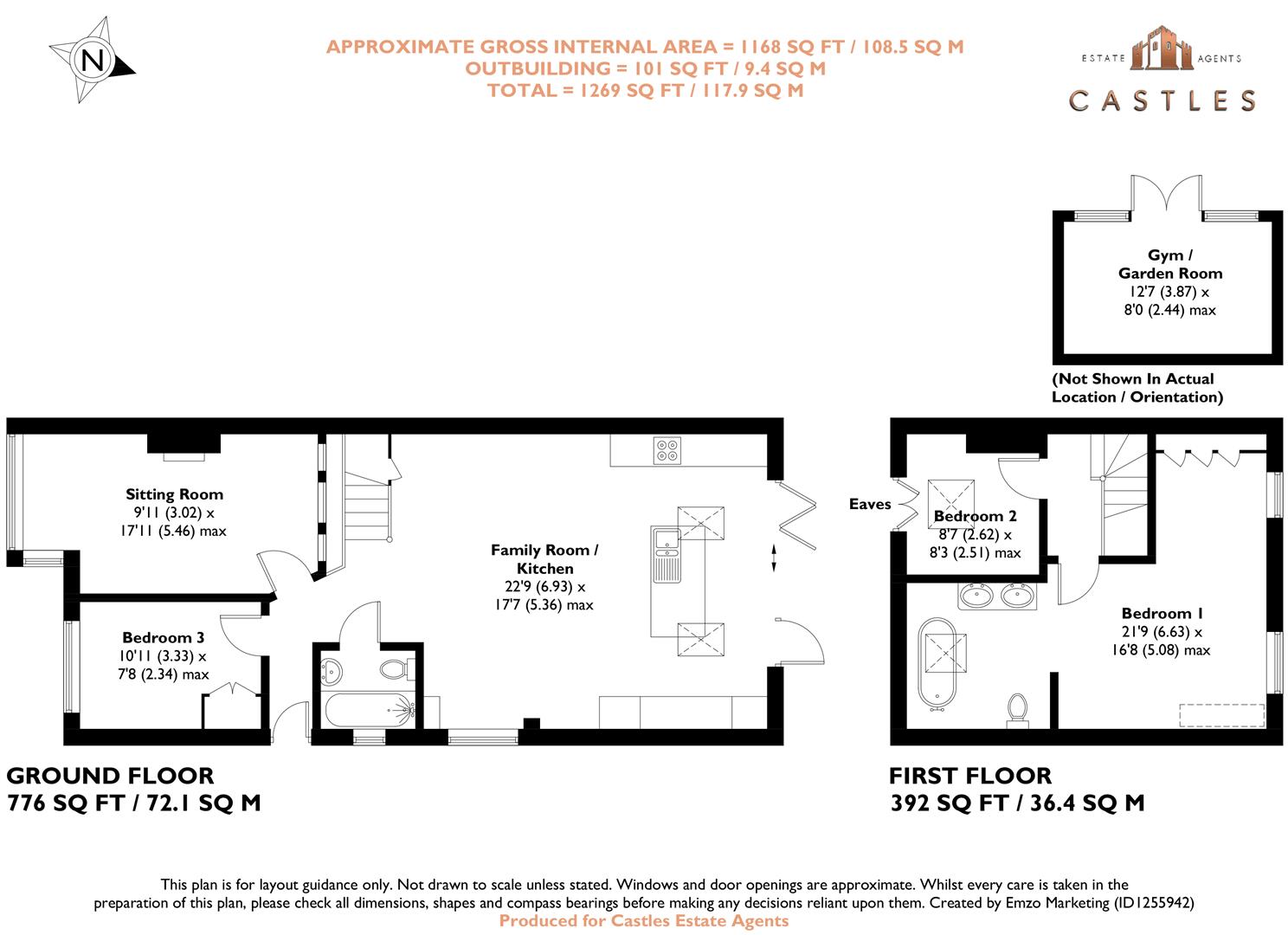 The Crossway, Portchester floorplan