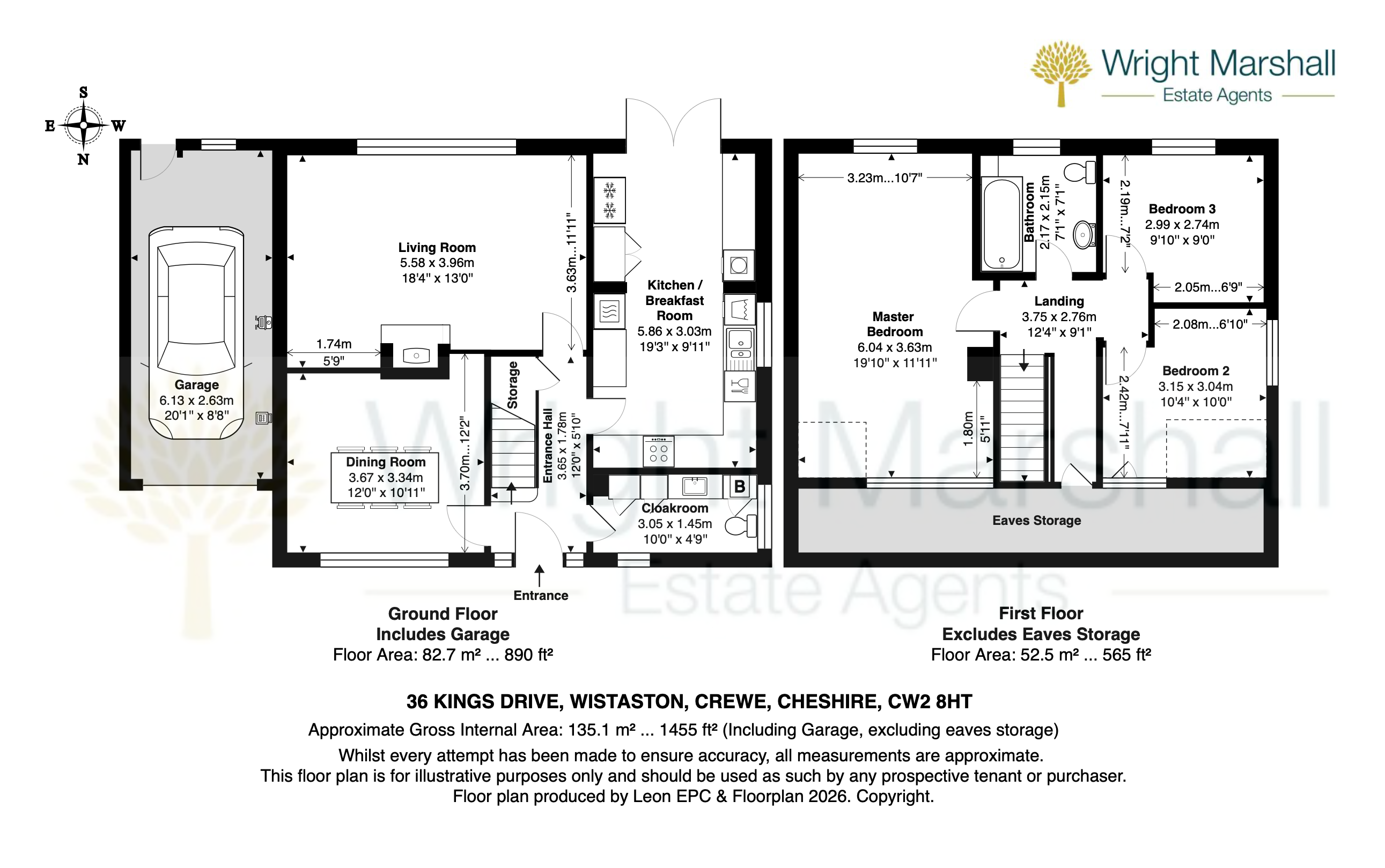 36, Kings Drive, Crewe floorplan
