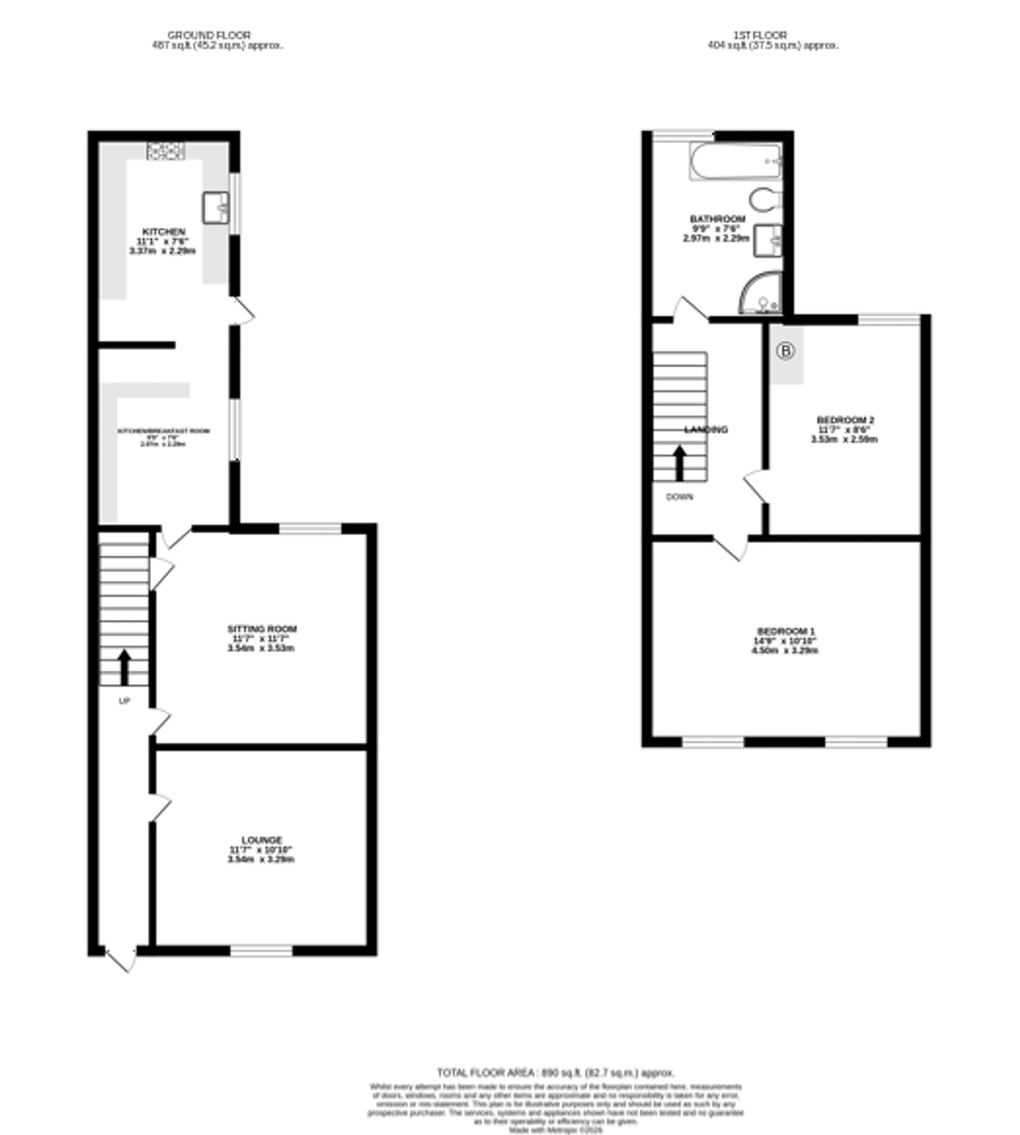 13 Pant Yr Heol, Neath floorplan