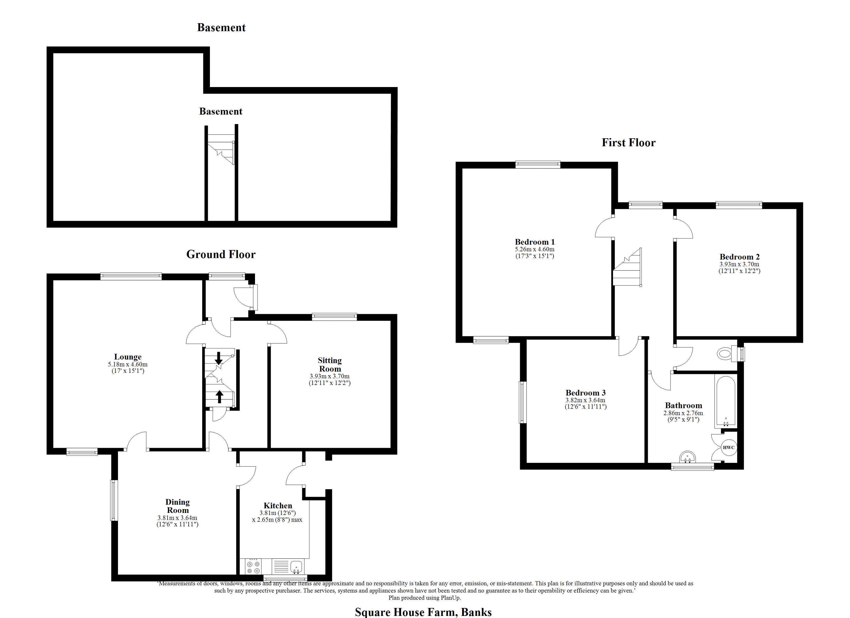 3 Bedrooms Farmhouse for sale in Square House Lane, Banks, Southport PR9