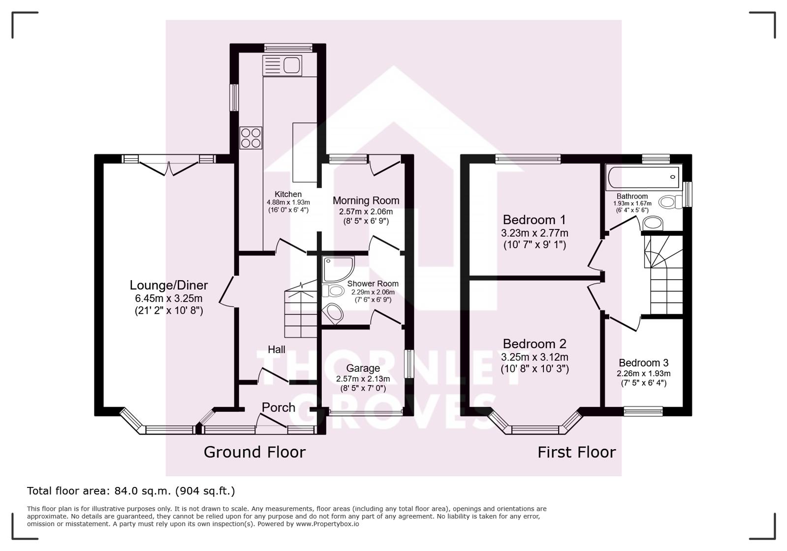Canal Bank, Monton floorplan