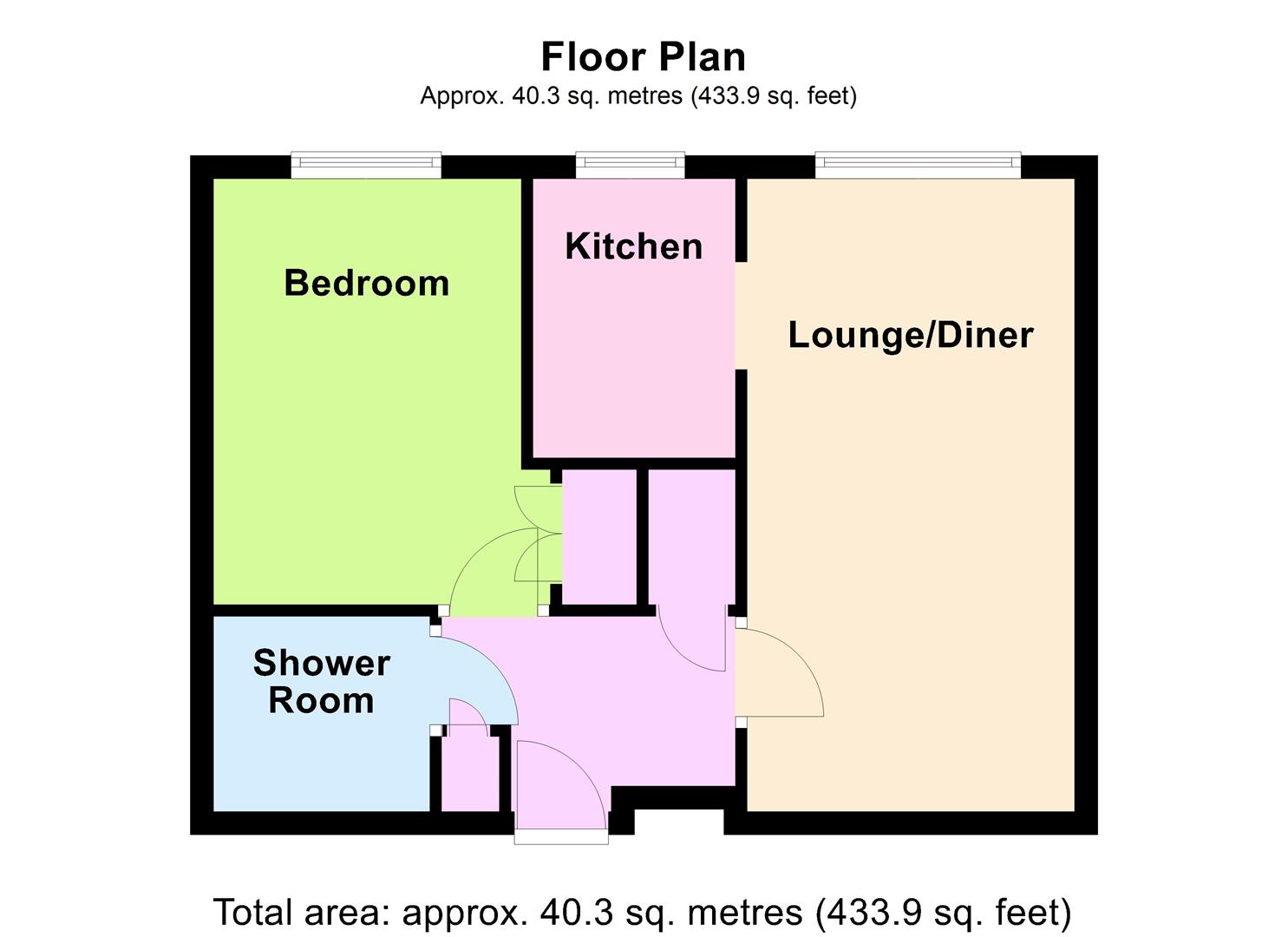 40, Bakers Court, Salvington Road, Worthing floorplan