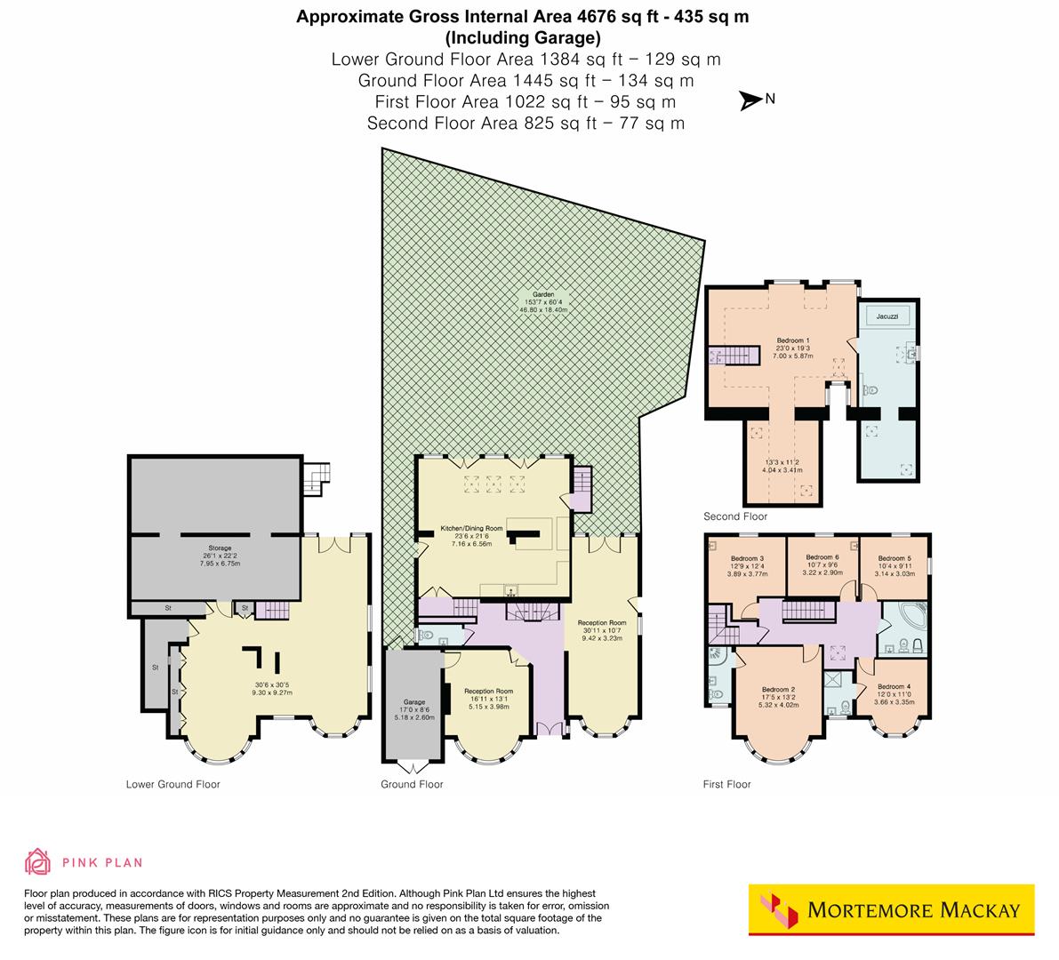 71, The Chine, London floorplan