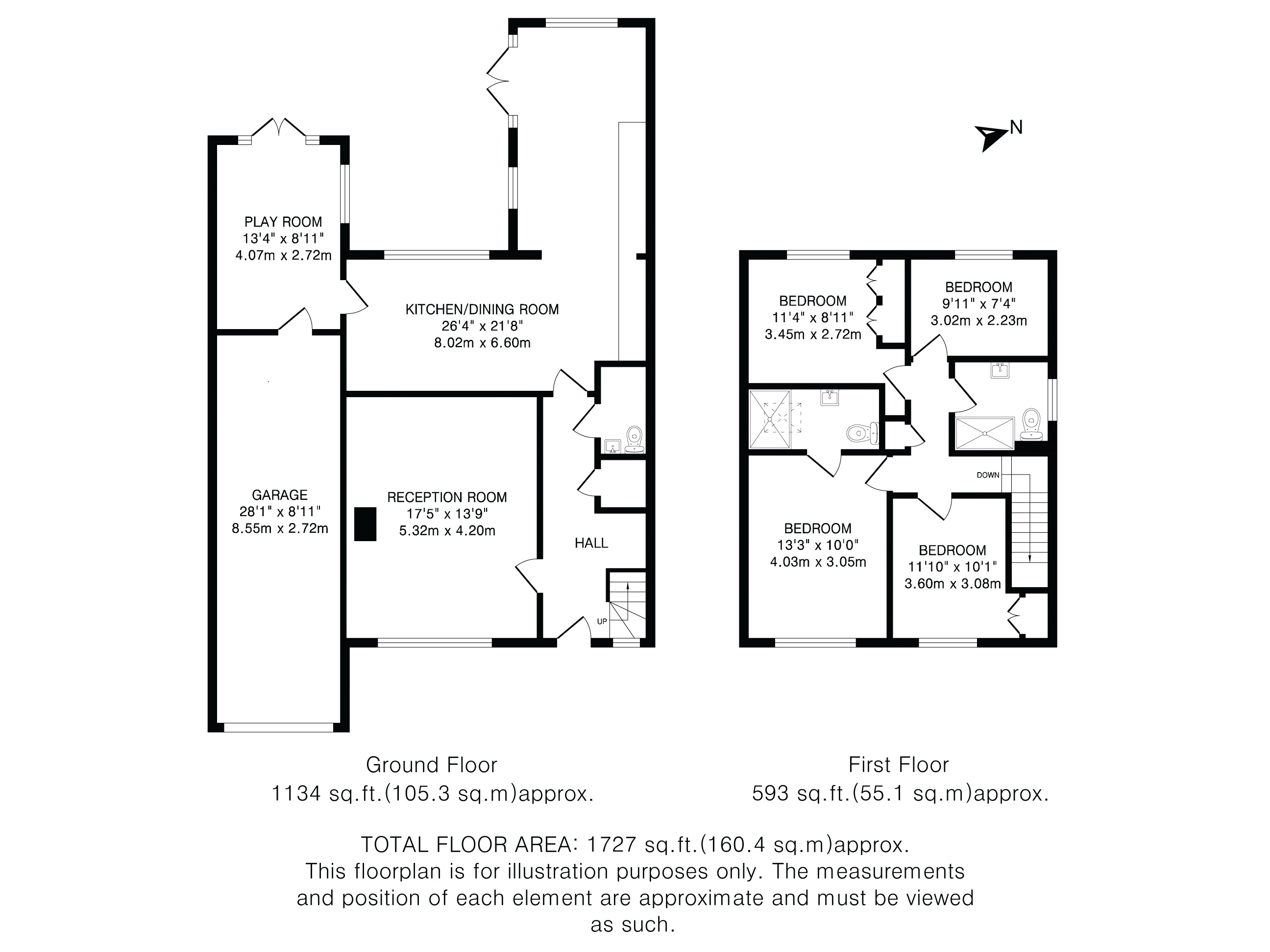 4, Vicarage Gardens, Berkhamsted floorplan