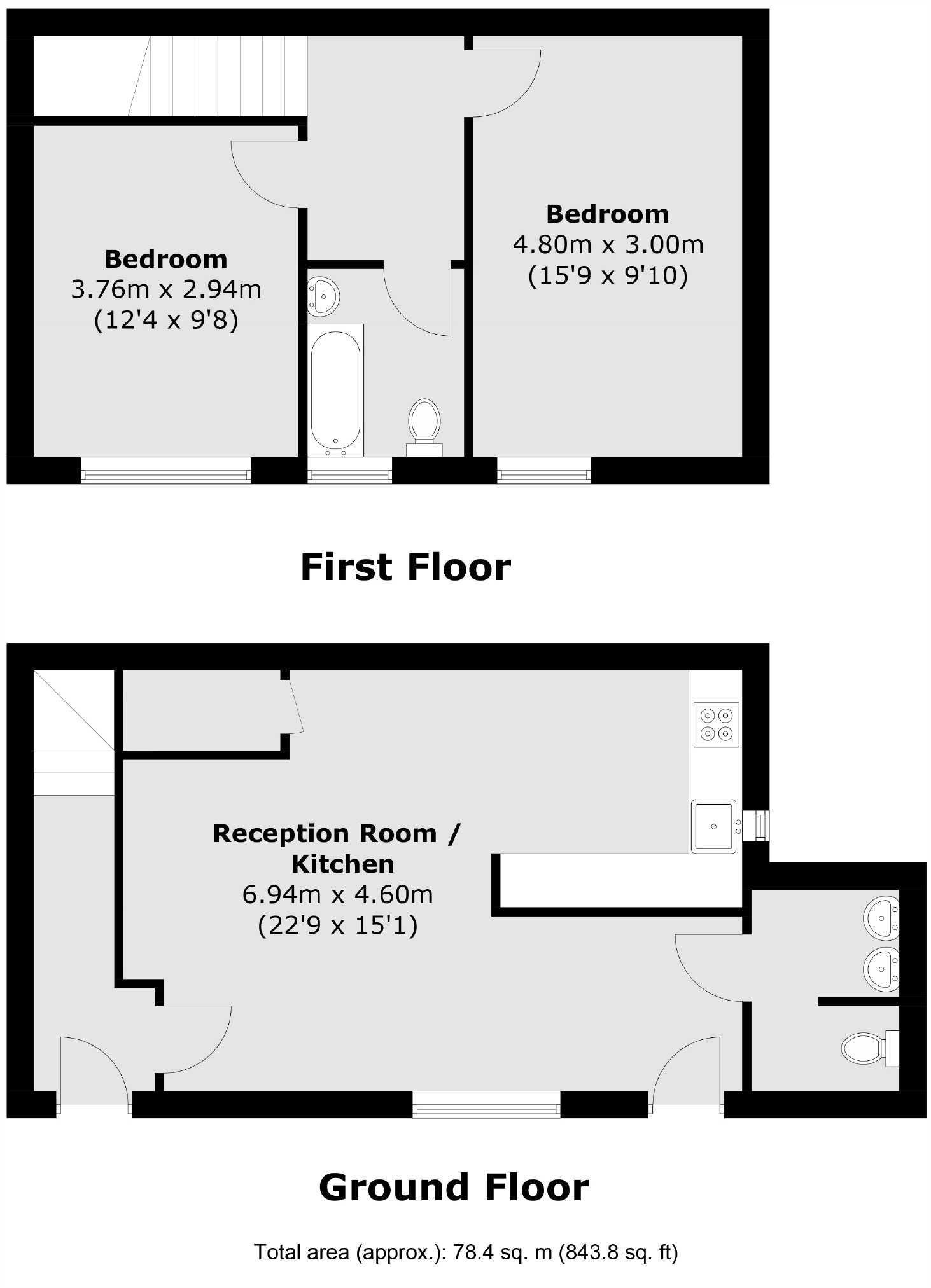 St. John's Hill, London floorplan