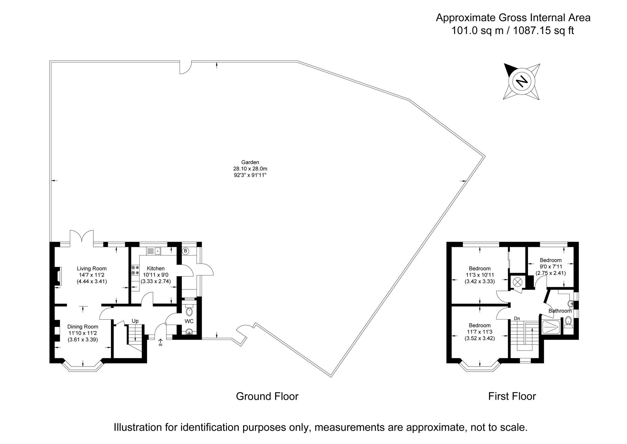 7,, Melbury Close, Esher floorplan