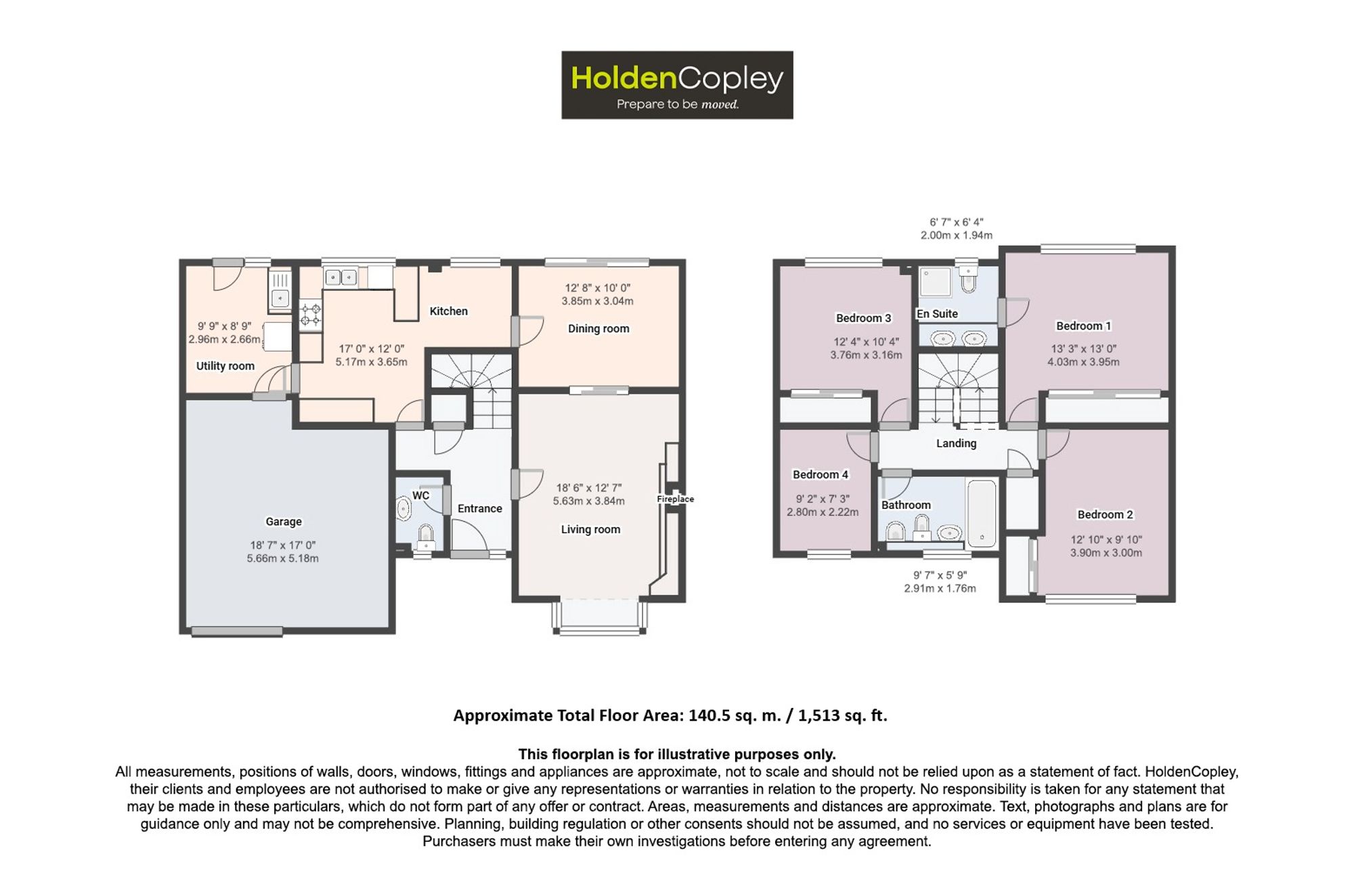 7 Little Hayes, Nottingham floorplan