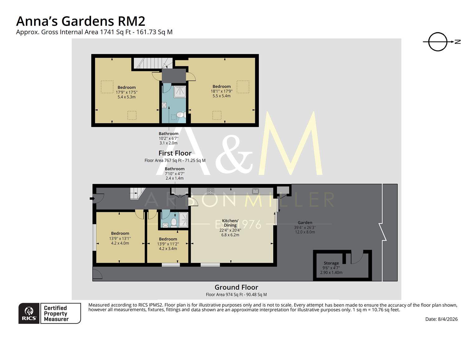 3, Annas Gardens, Romford floorplan