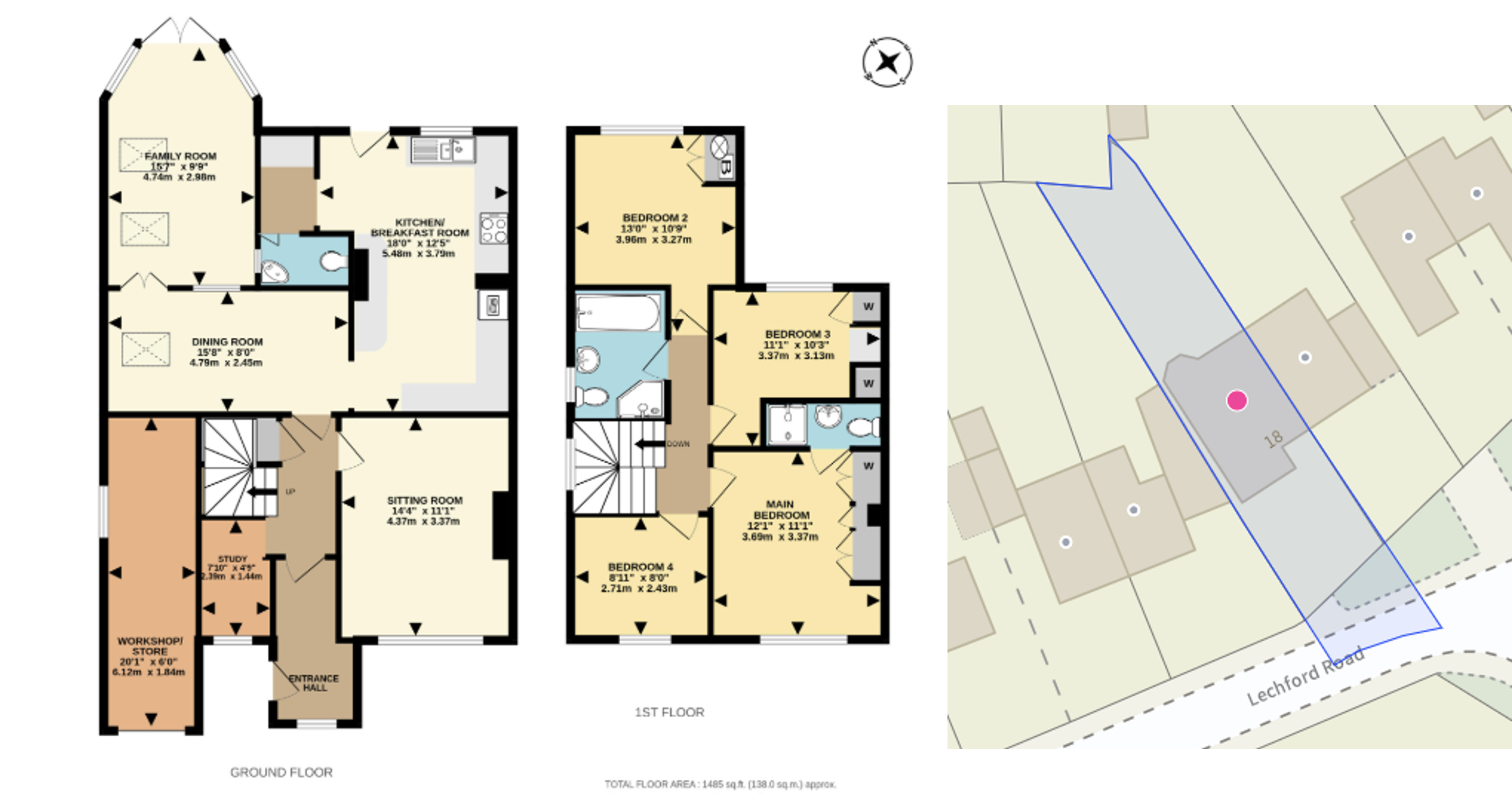18, Lechford Road, Surrey floorplan