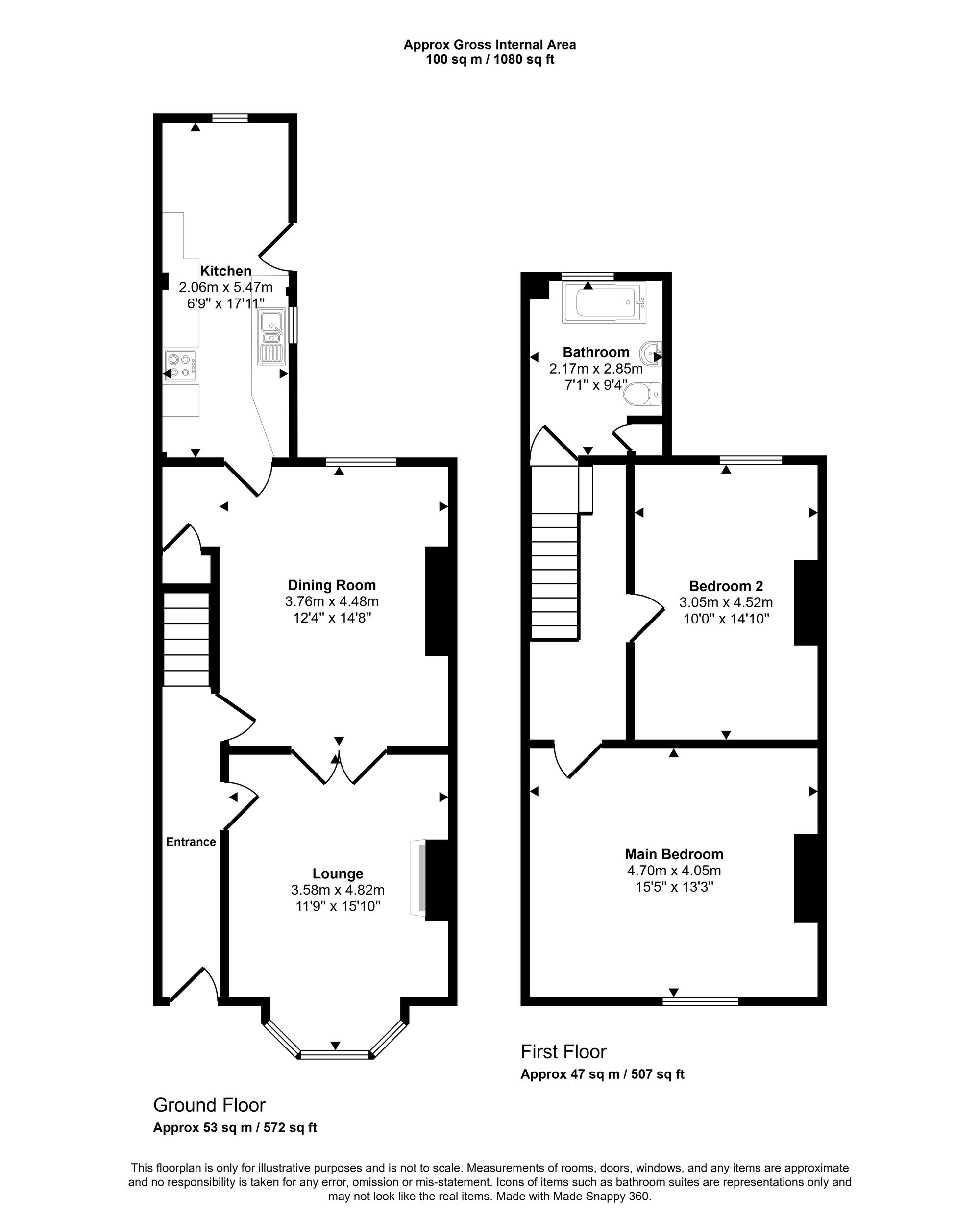 310 Ormskirk Road, Wigan floorplan