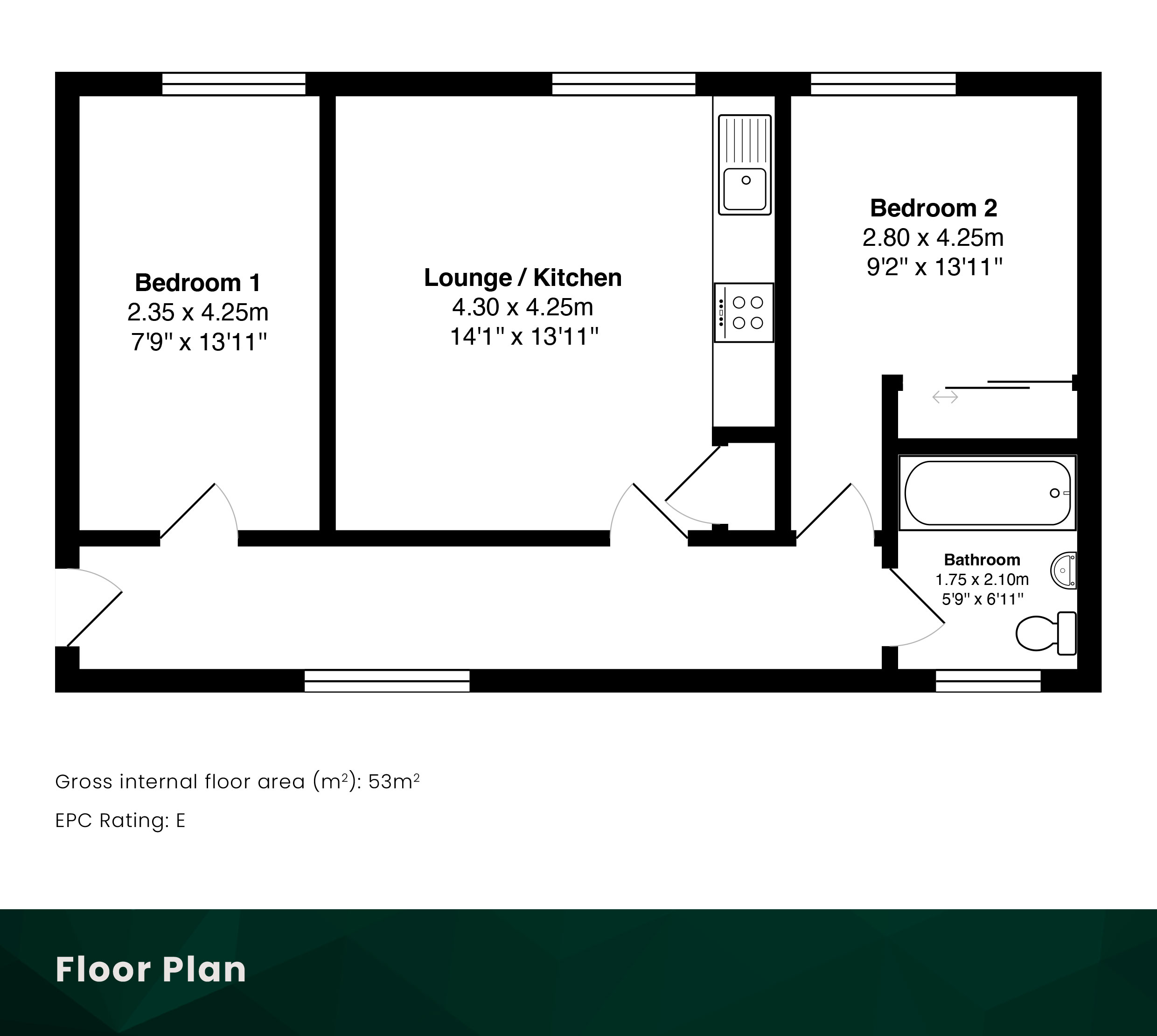 Flat 3 Crown Court High Street, Auchterarder, PH3 1BJ floorplan