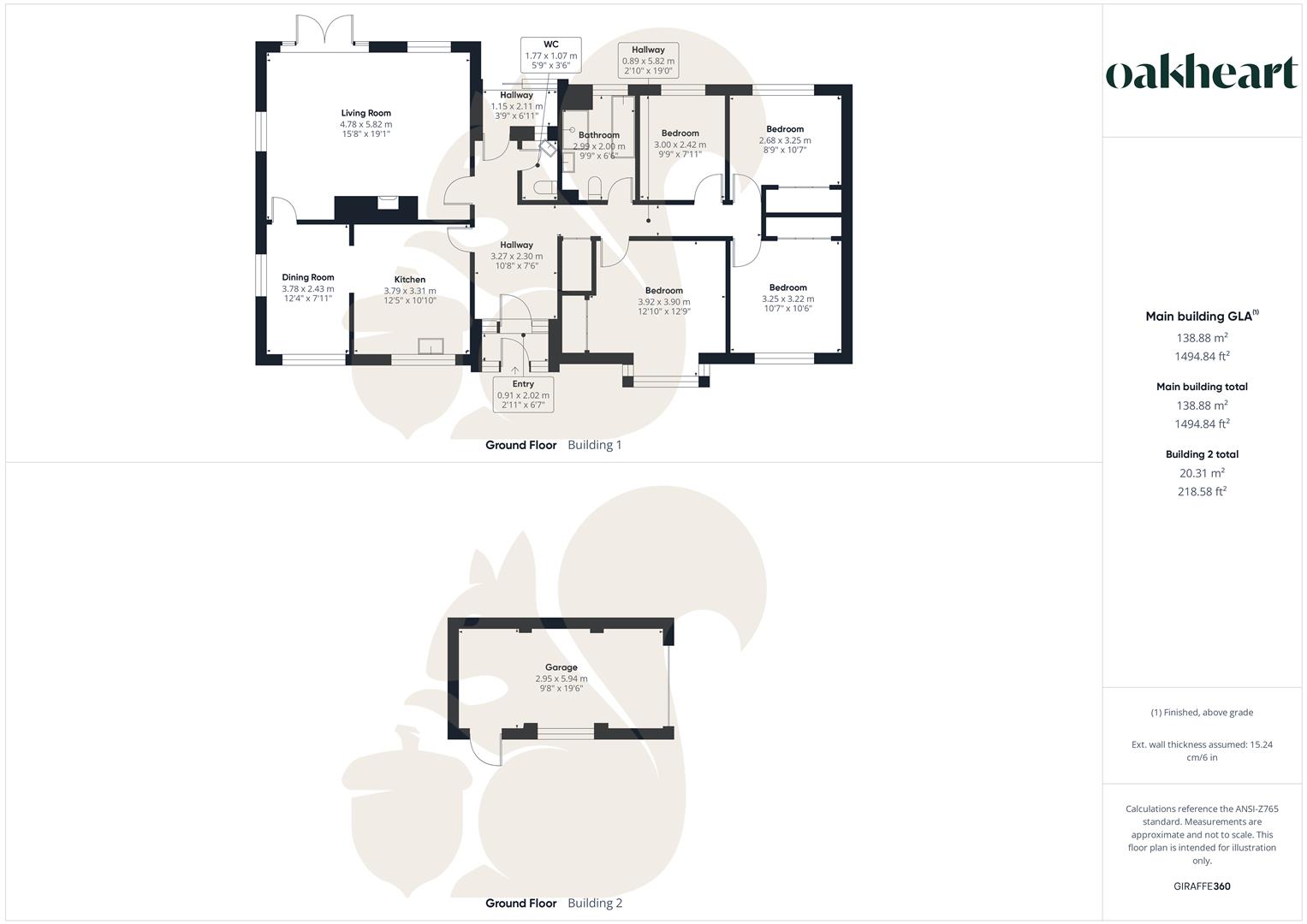 Bramble End, Station Road, Stowmarket floorplan