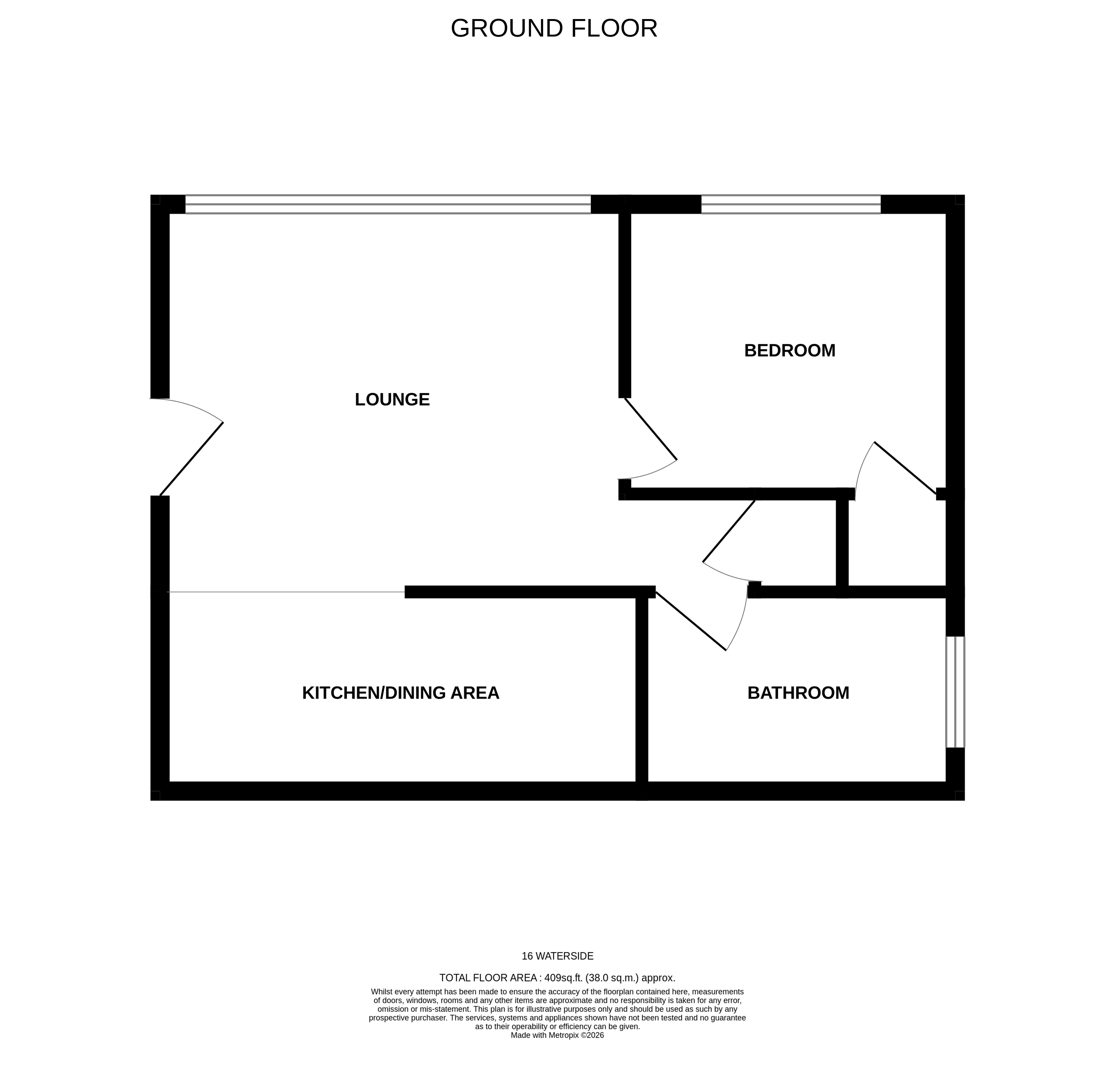 16, Waterside, Hythe floorplan