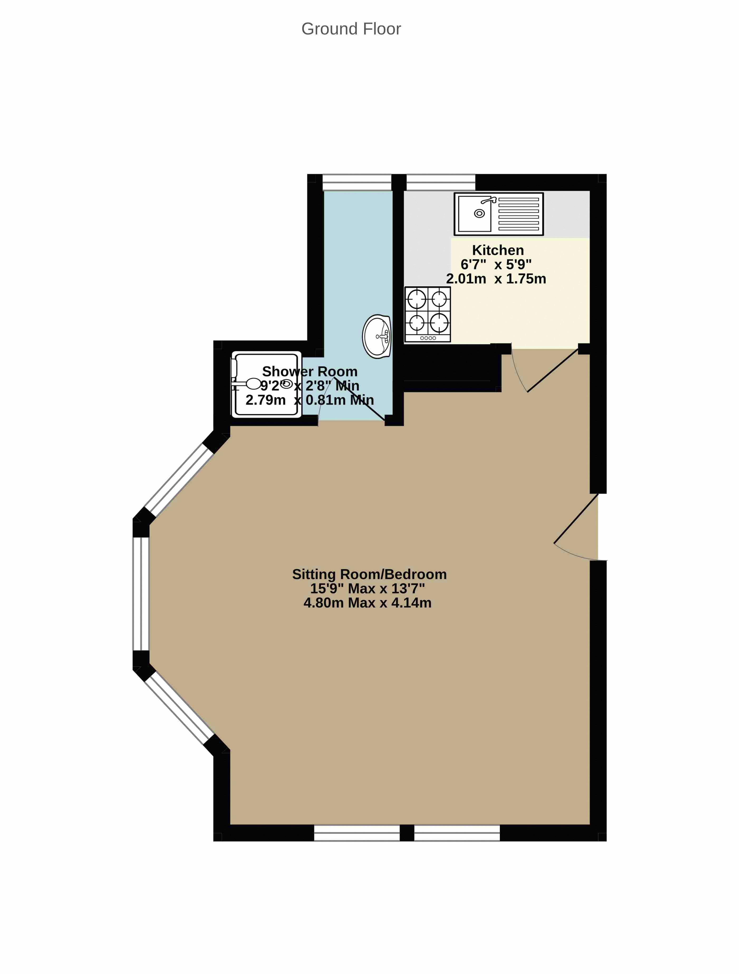 The Old Manse, Flat 3, 24, Sunnyside Road, Somerset floorplan