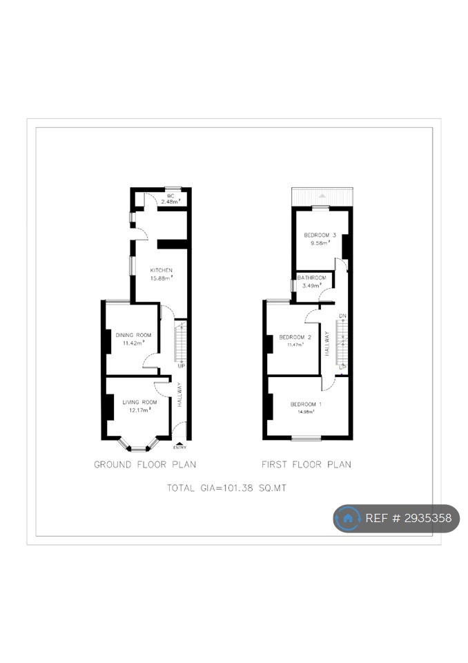 Carrington Road, Southville, Bristol floorplan