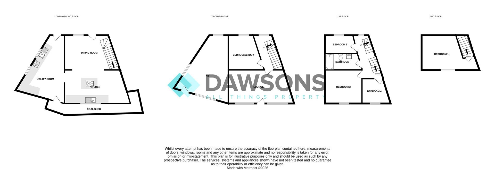 2 & 4, Hebron Road, Swansea floorplan