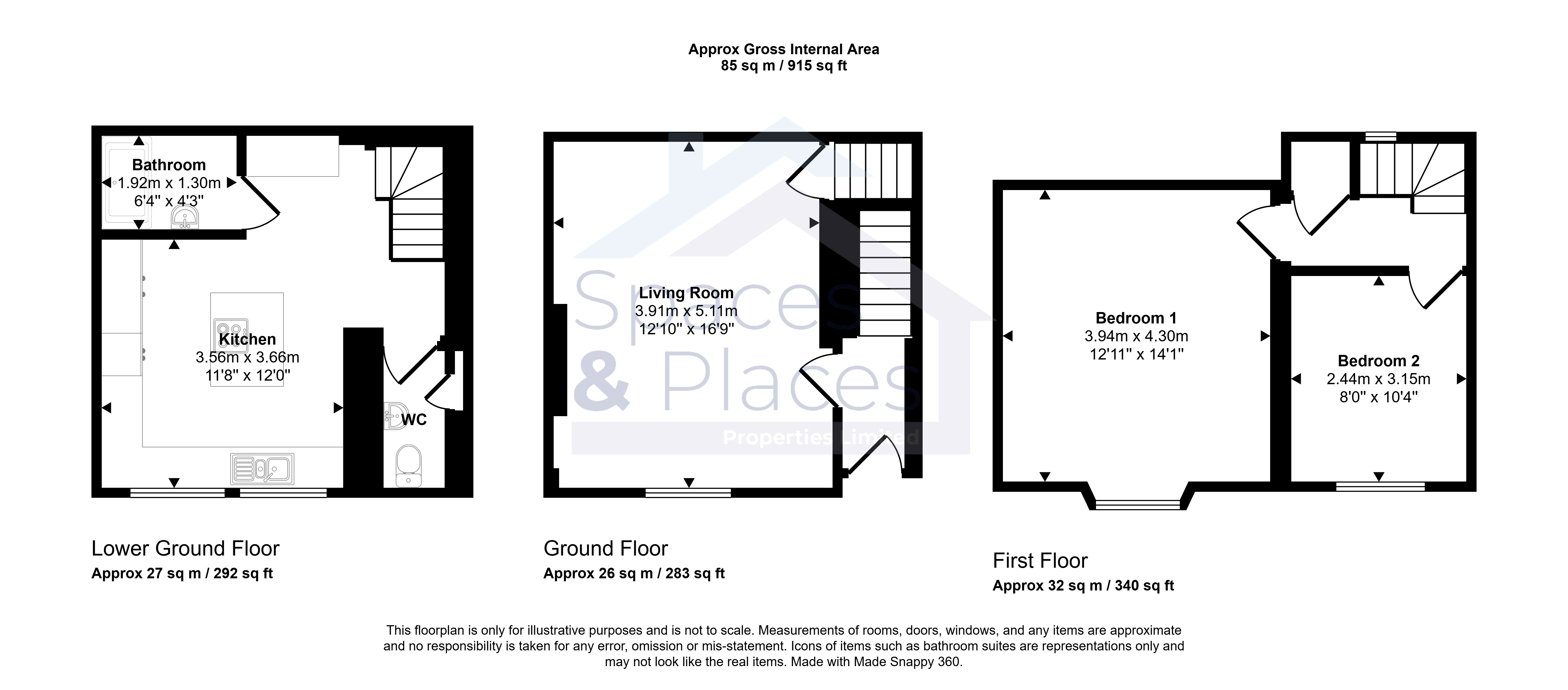 Oriel Cottage, South Terrace, Weston-super-Mare floorplan