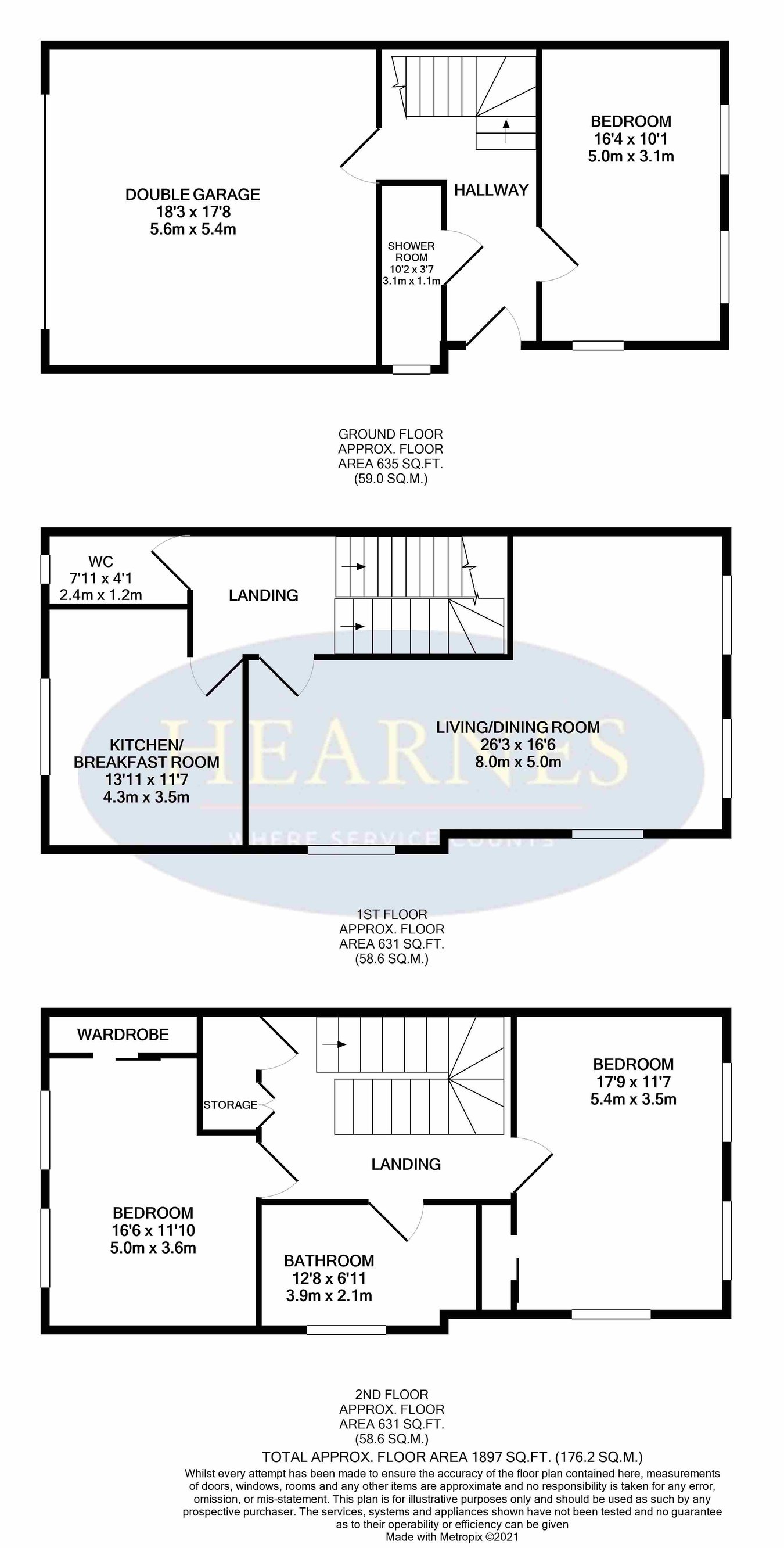 1 Northover Gardens, 5, Dunbar Road, Bournemouth floorplan