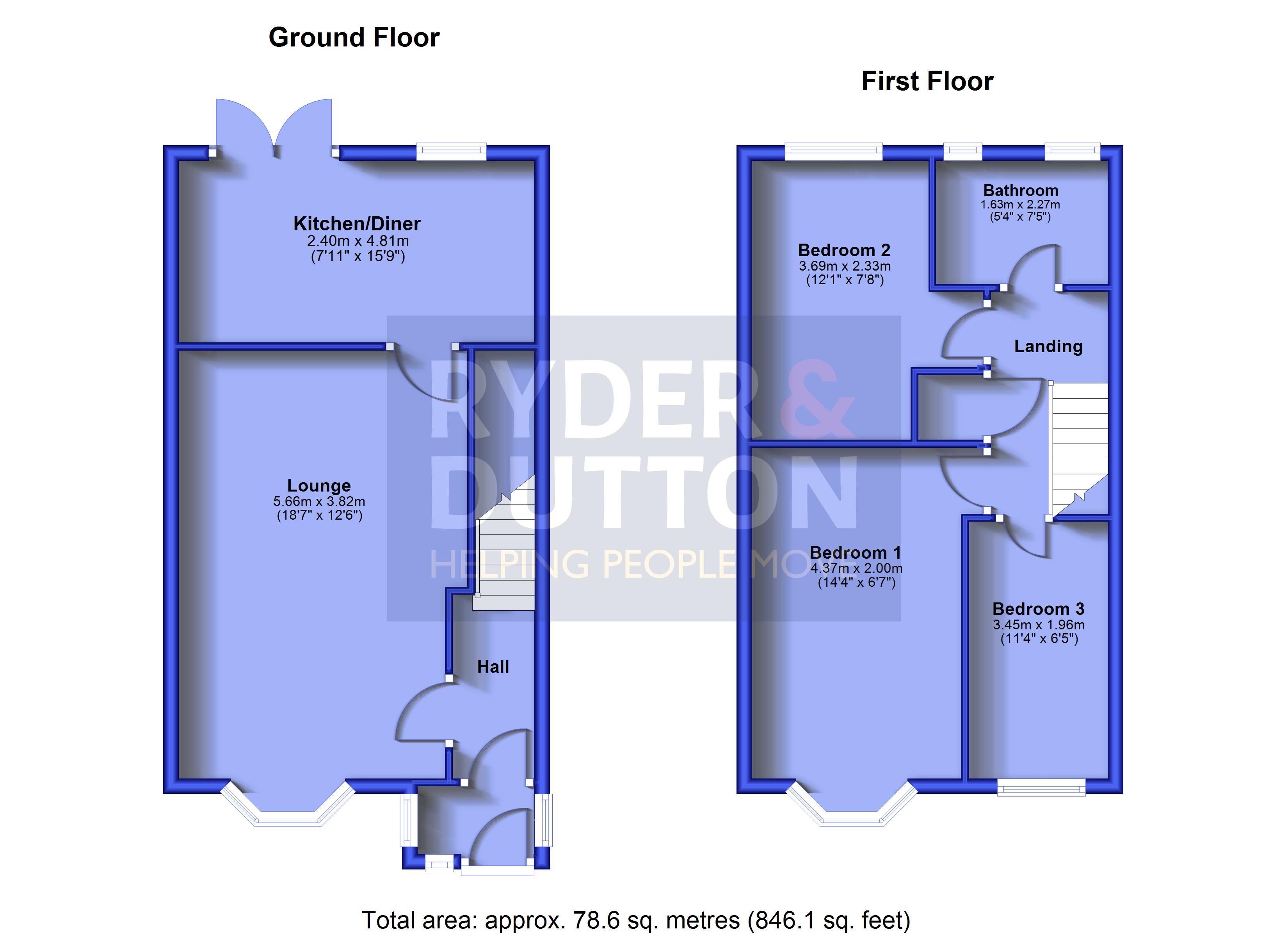 24, Nuneaton Drive, Manchester floorplan