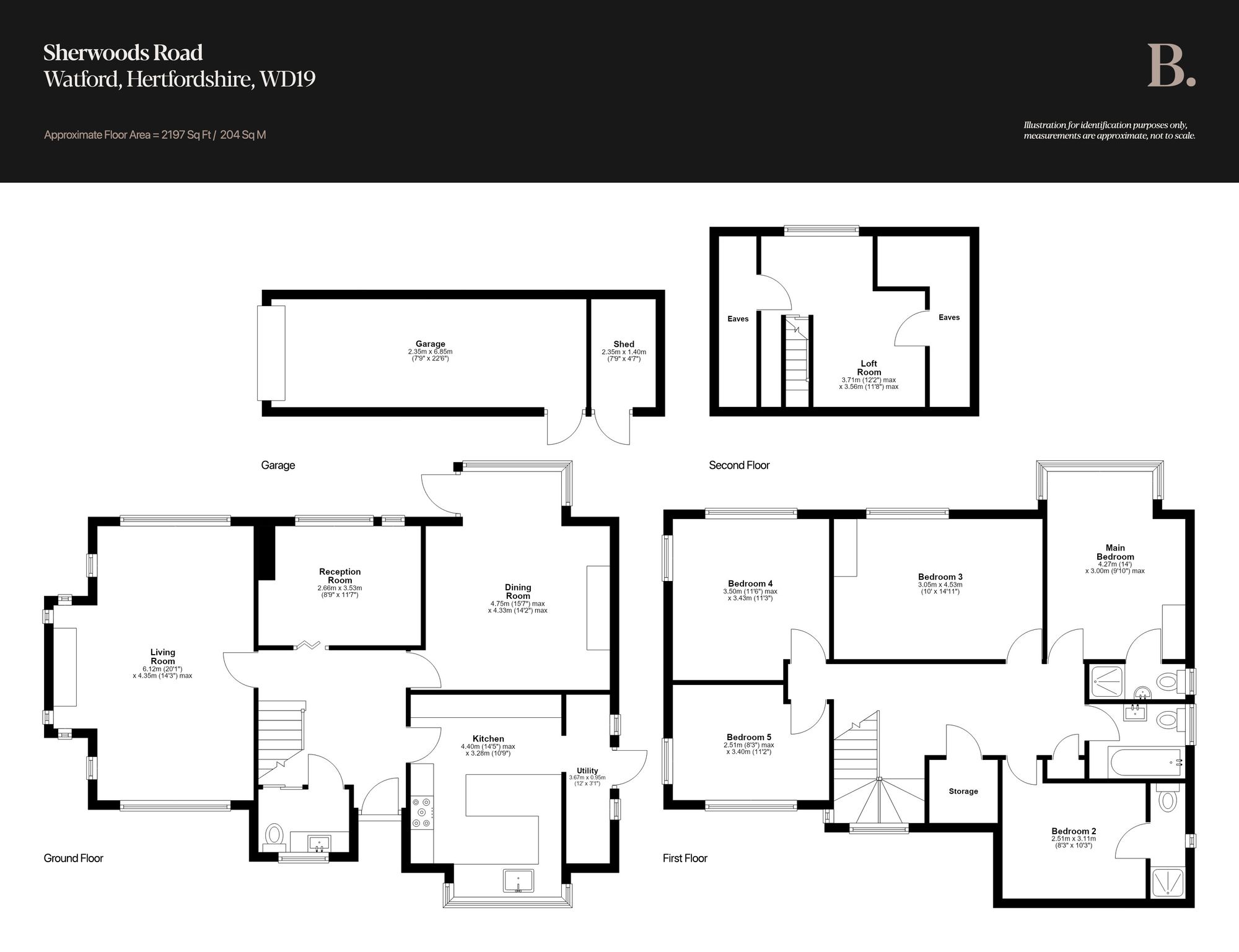 17 Sherwoods Road, Watford floorplan