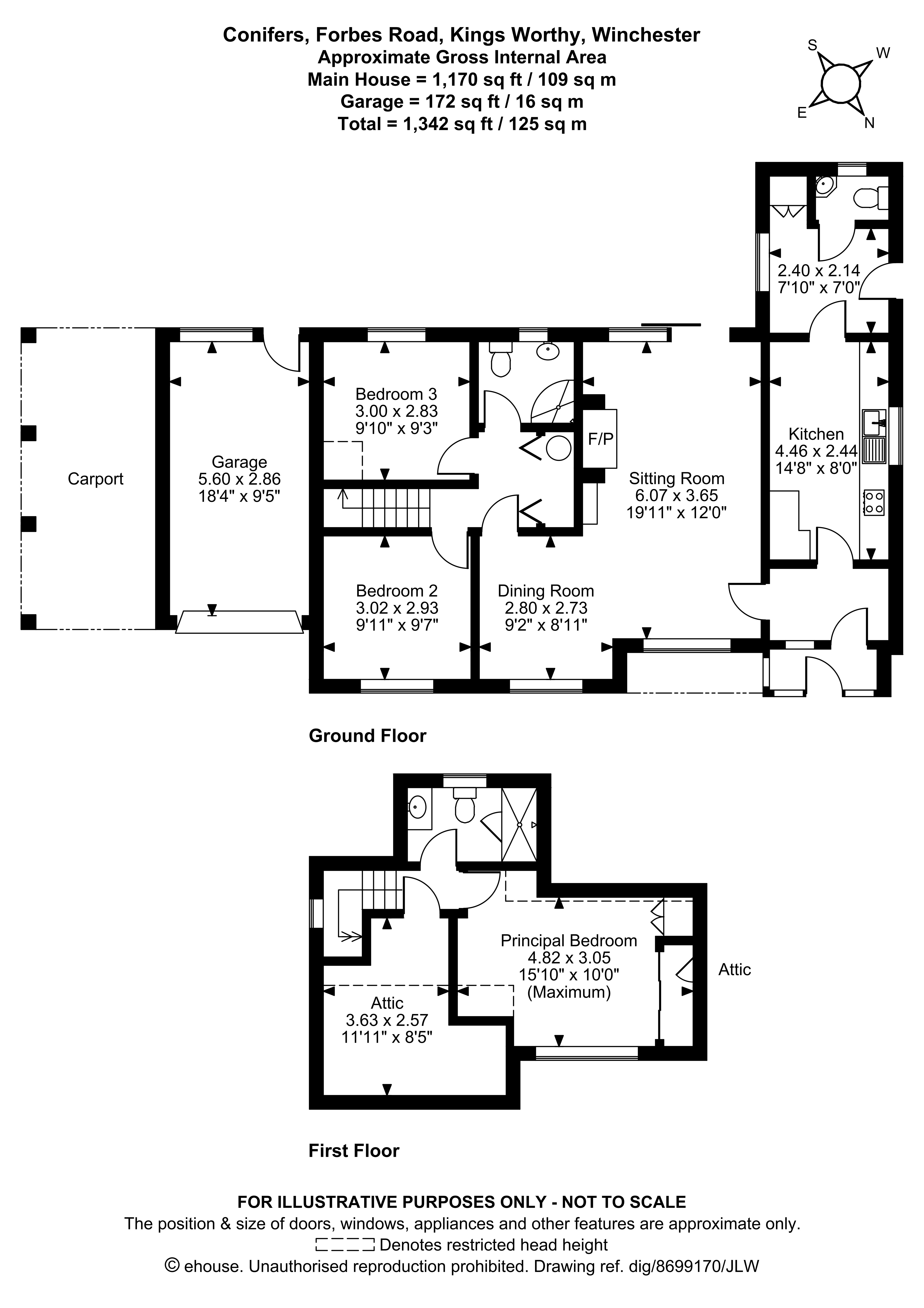 Conifers,, Forbes Road, Winchester floorplan