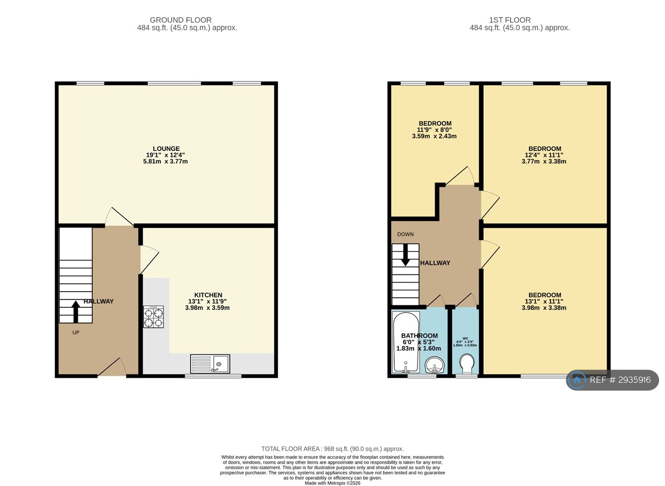 A Jubilee Parade, Snakes Lane, Woodford Green floorplan