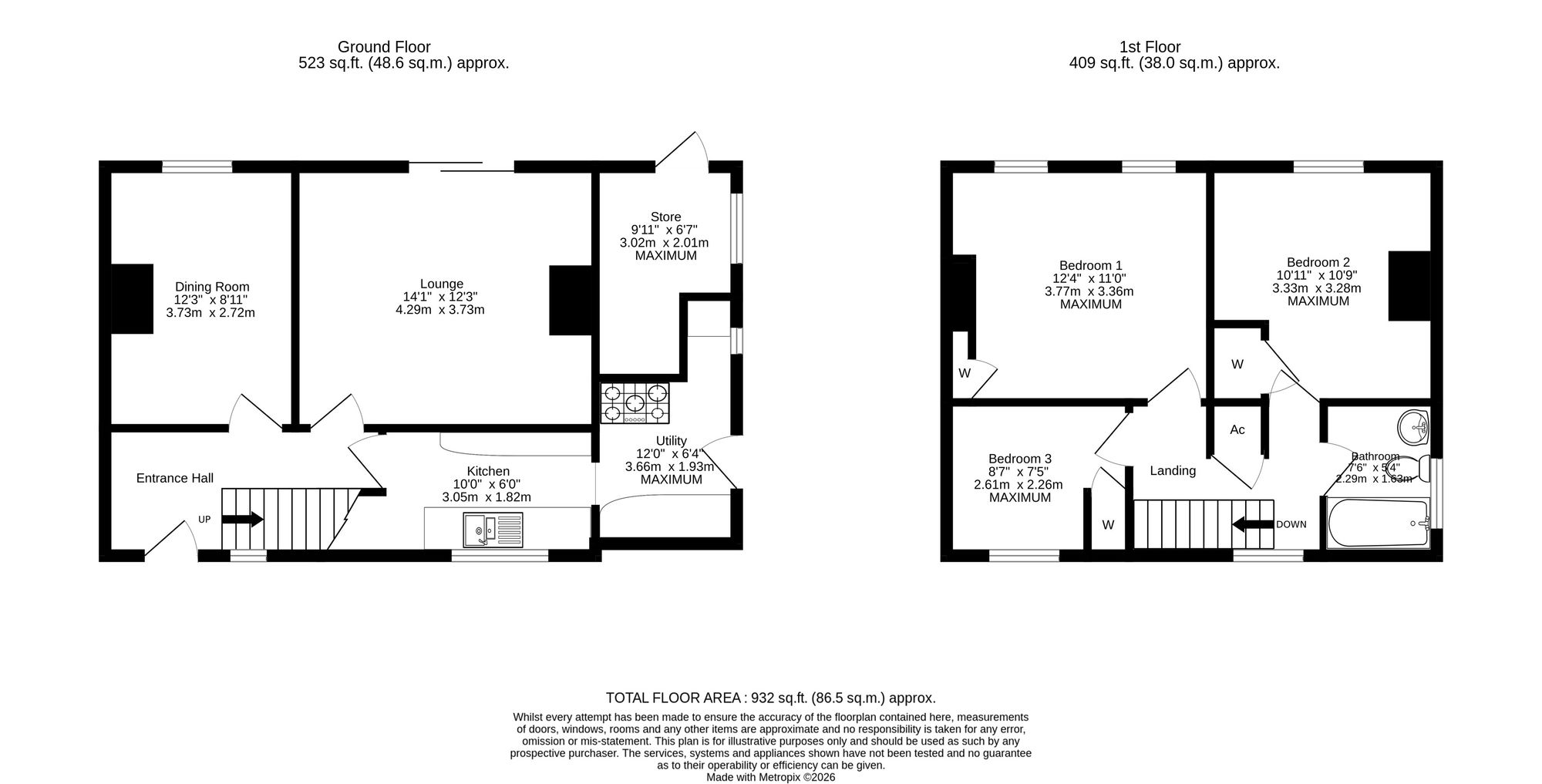 25 Buxton Close, Cromer floorplan