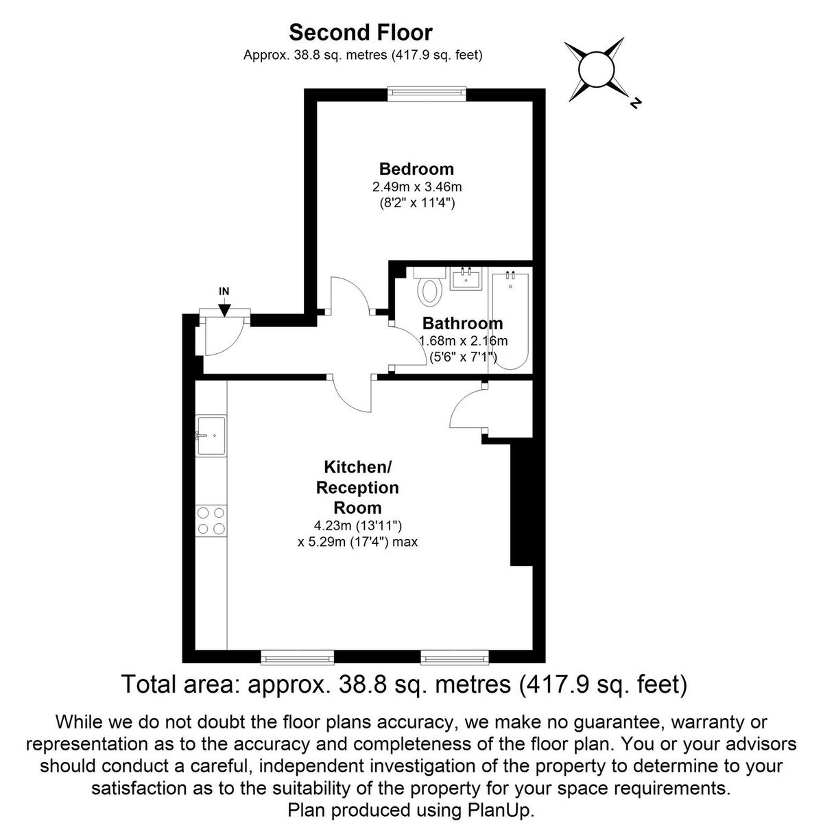 1 Bedrooms Flat to rent in Packington Street, London N1
