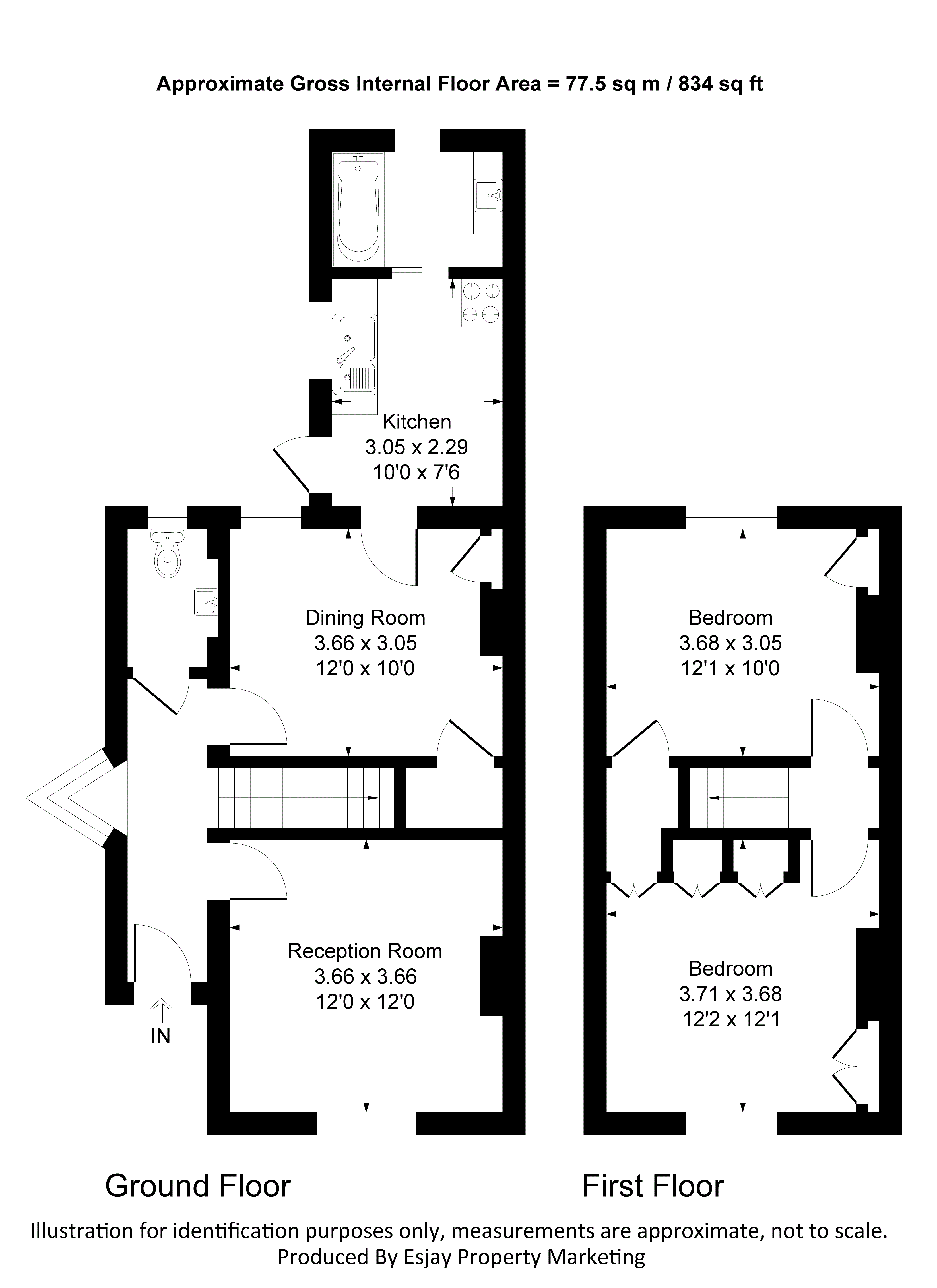 Laurel Cottage, 86, Chestnut Grove, New Malden floorplan