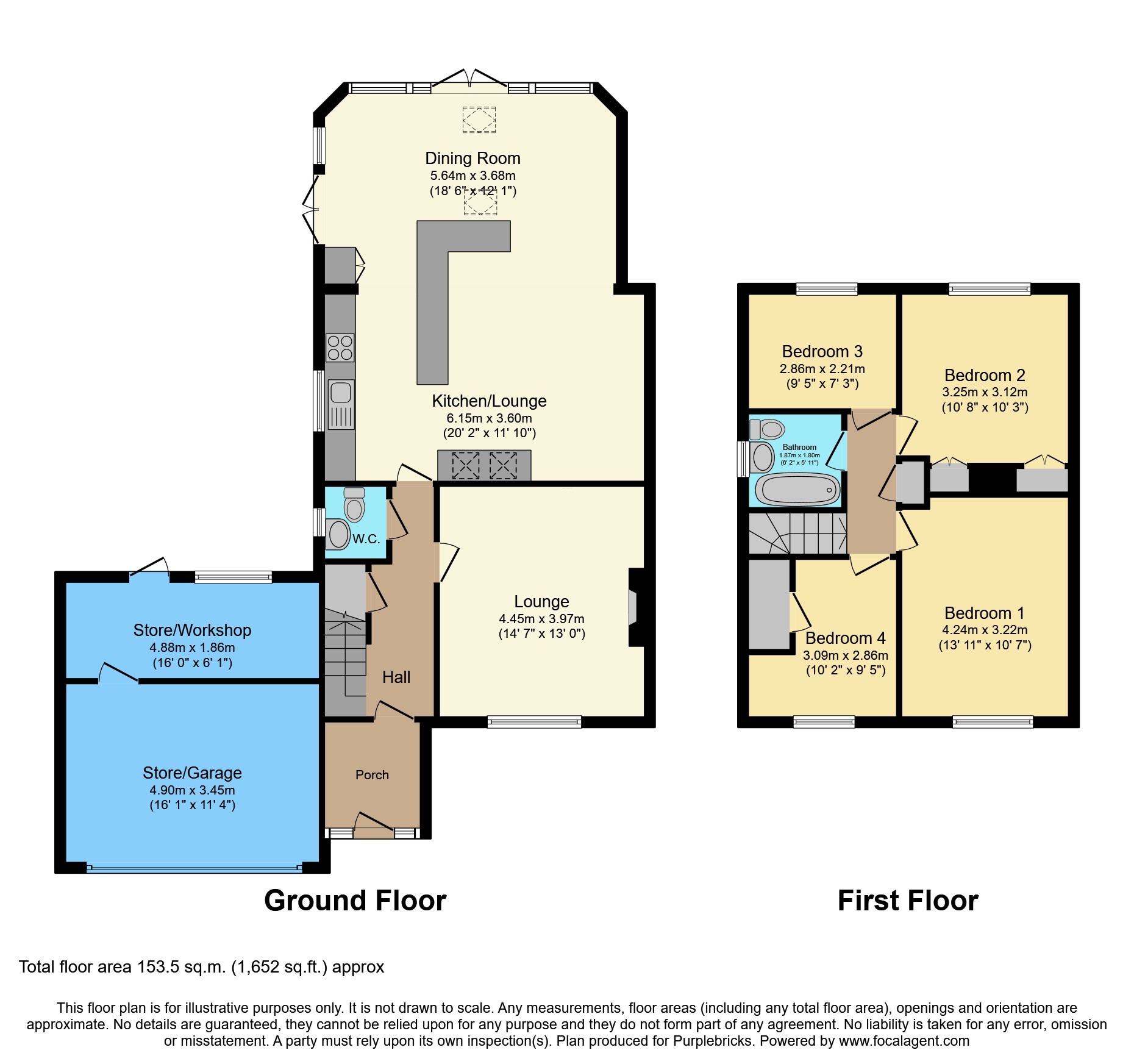 40, Fort Road, Alverstoke, Gosport floorplan