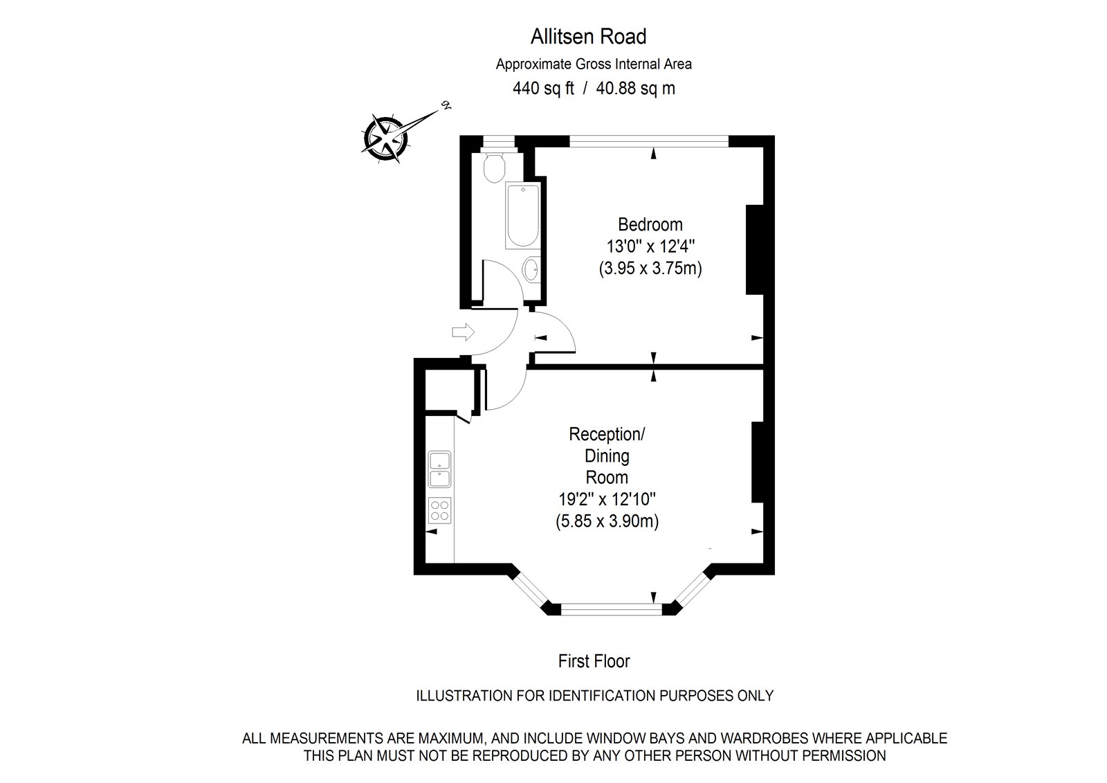 1 Bedrooms Flat to rent in Allitsen Road, London NW8