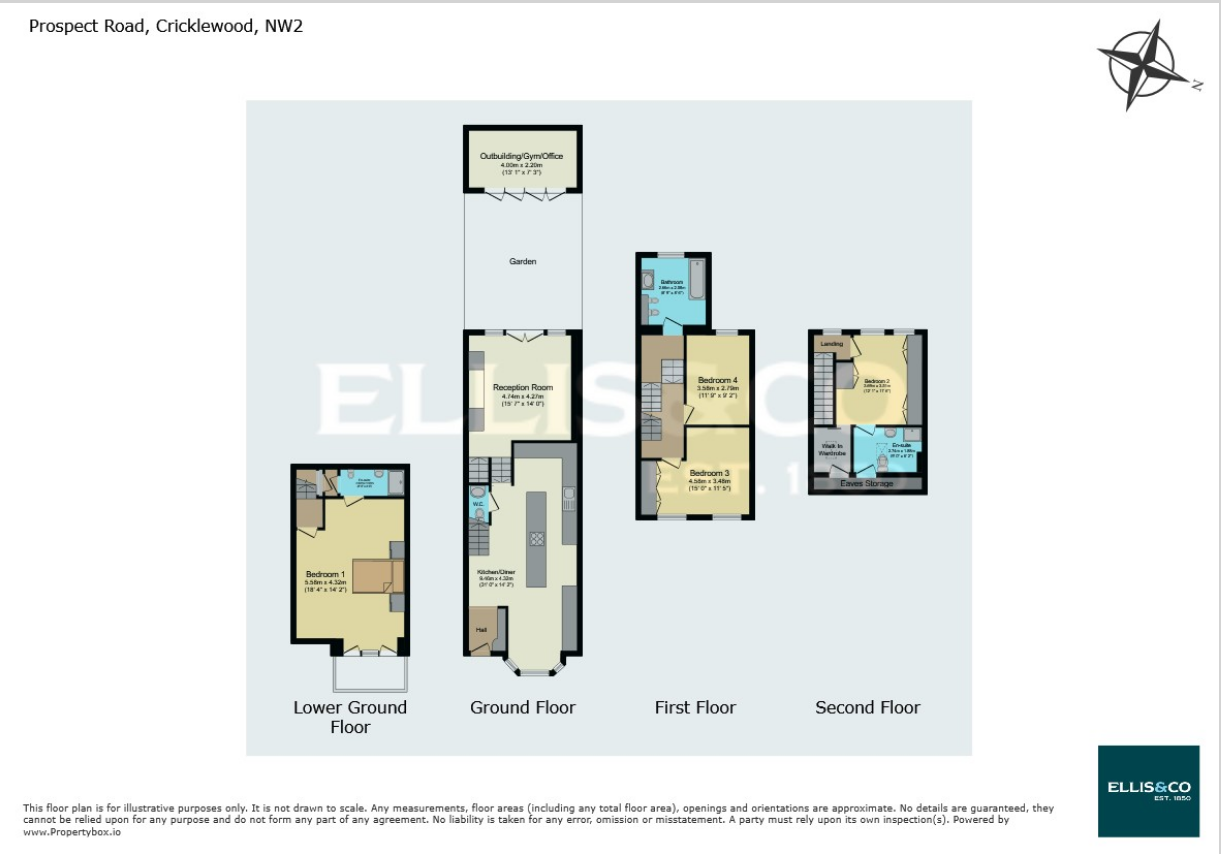 19, Prospect Road, Childs Hill floorplan