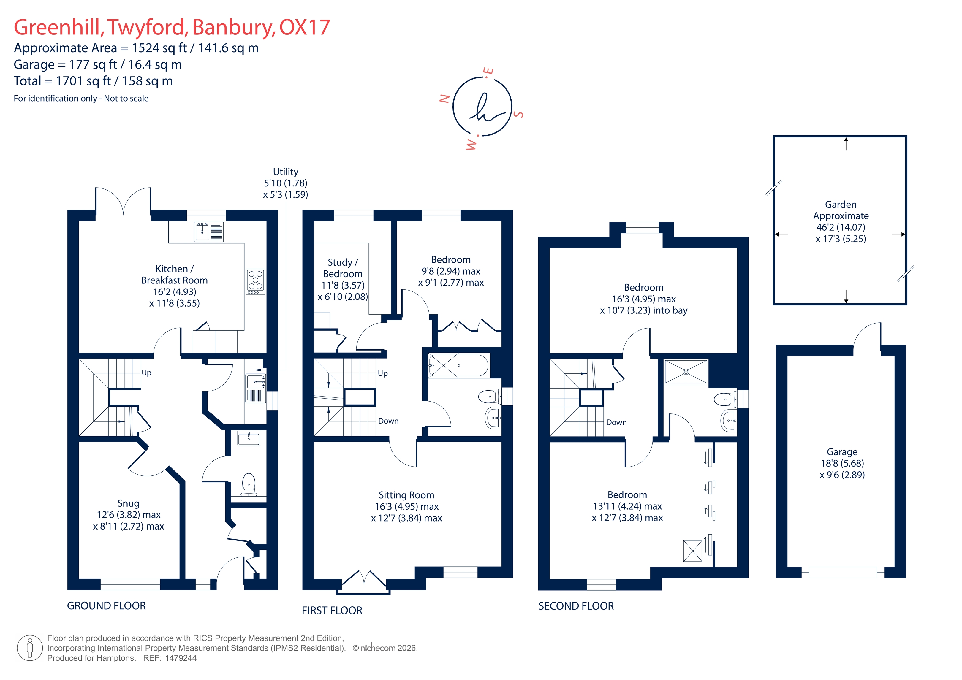Birch House, 5, Greenhill, Twyford, Banbury floorplan