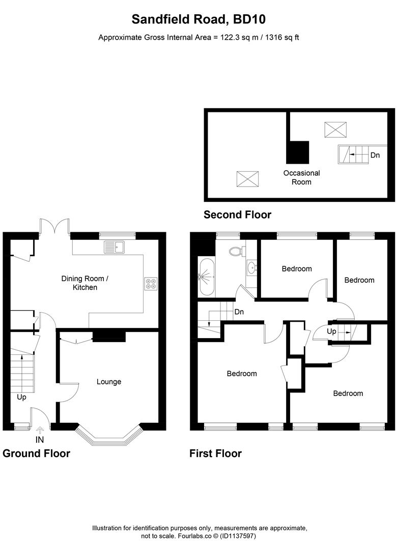 7, Sandfield Road, Bradford floorplan