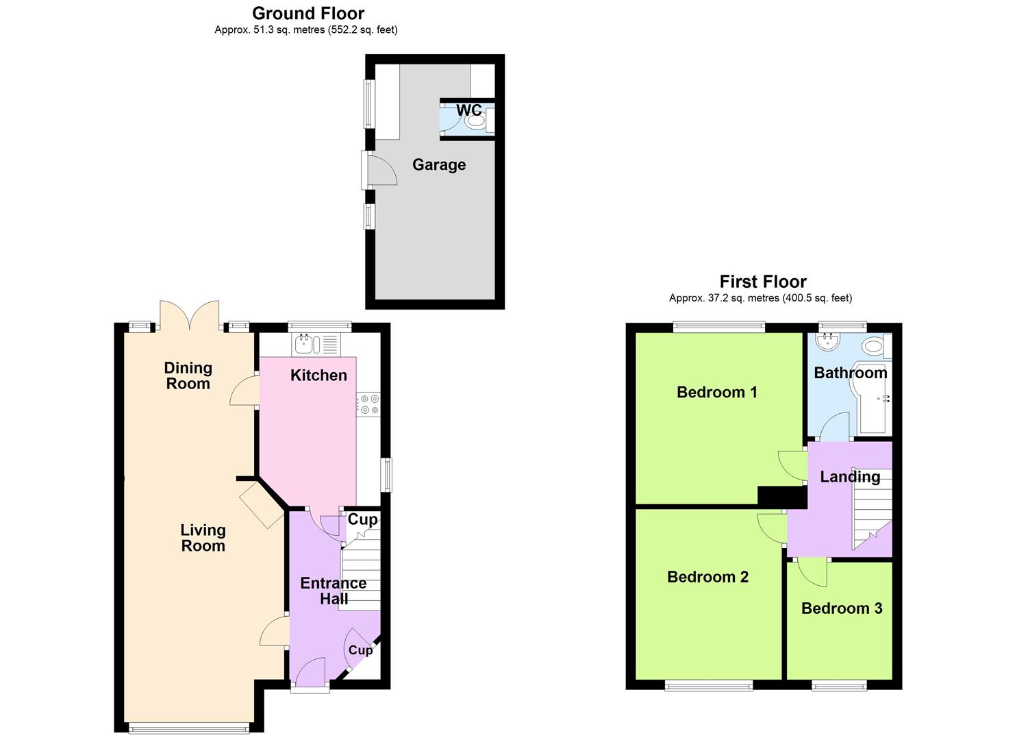 3 Bedrooms Semi-detached house for sale in Hall Lane, Whitwick, Leicestershire LE67